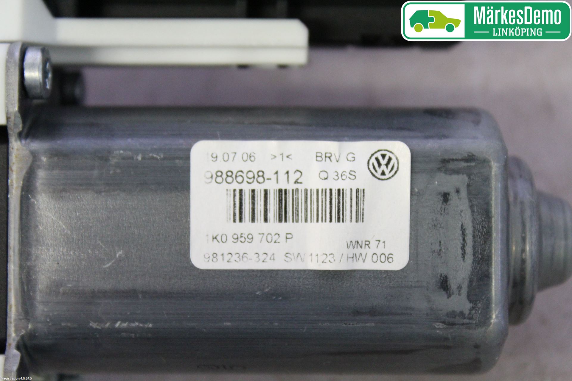 Volkswagen VW PASSAT 05-11 Vindusheismotor