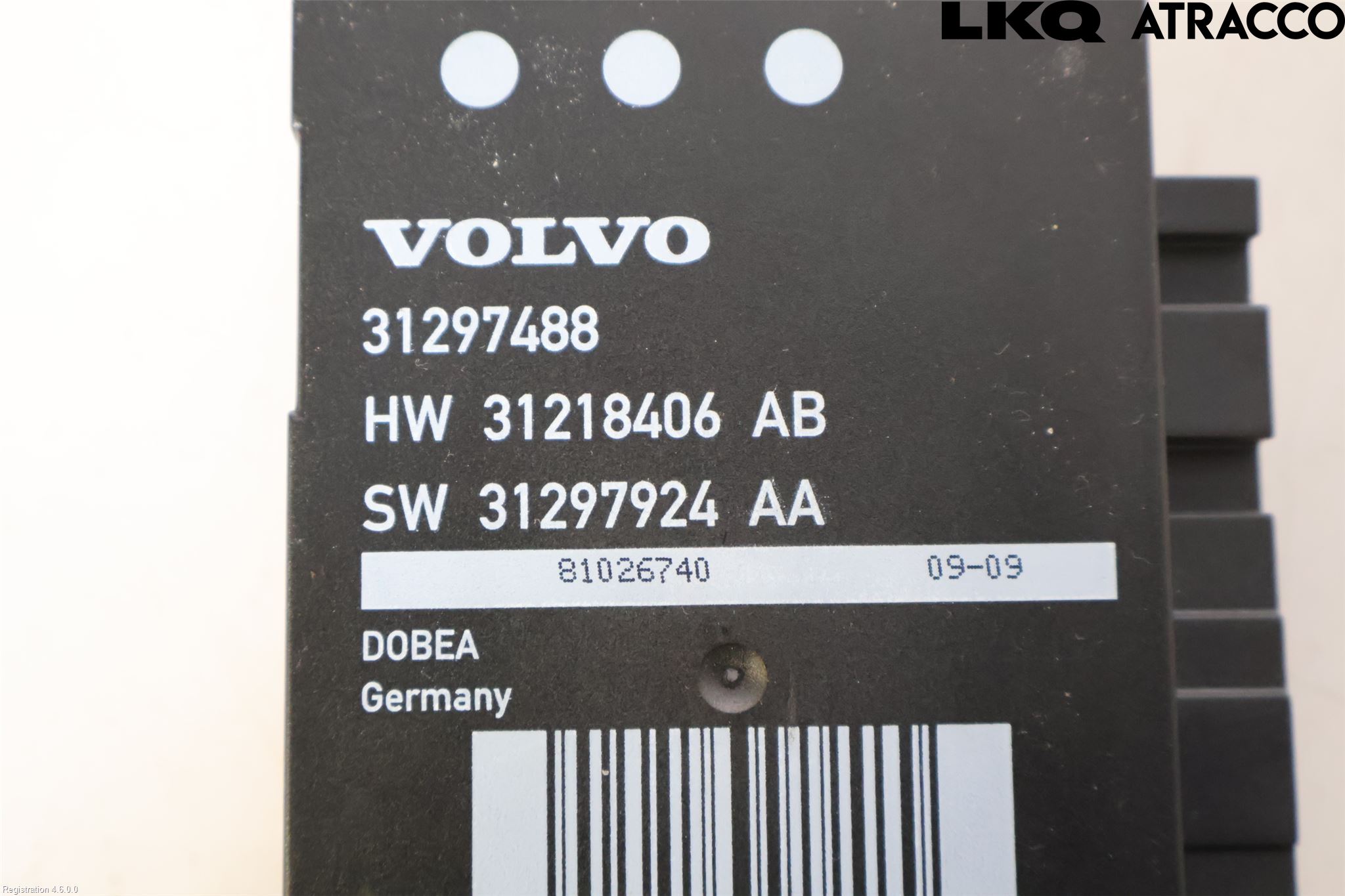 Volvo XC60 09-13 Styreenhet Bakluke