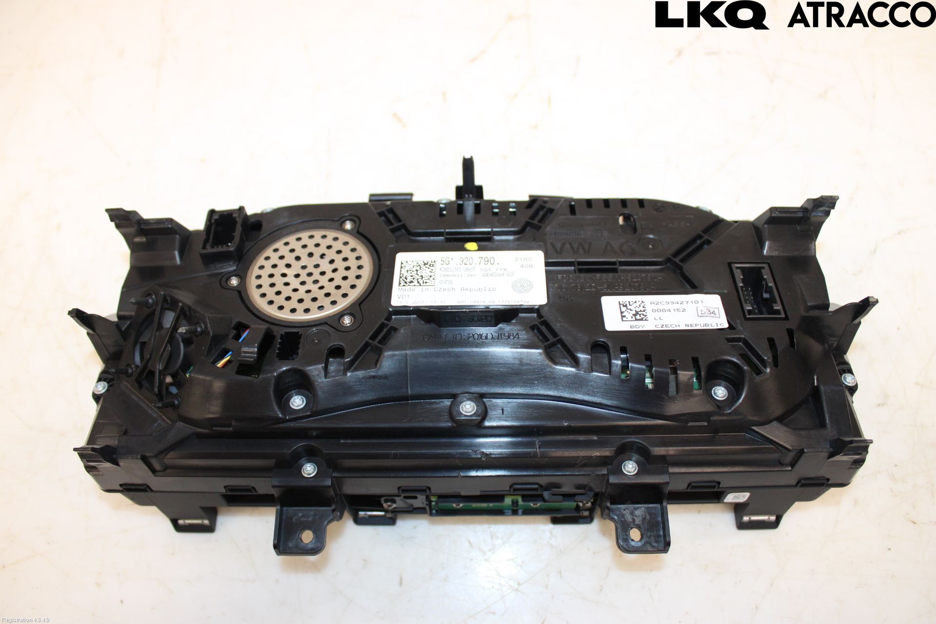 Volkswagen VW GOLF / E-GOLF VII 13-20 Instr Kombinert