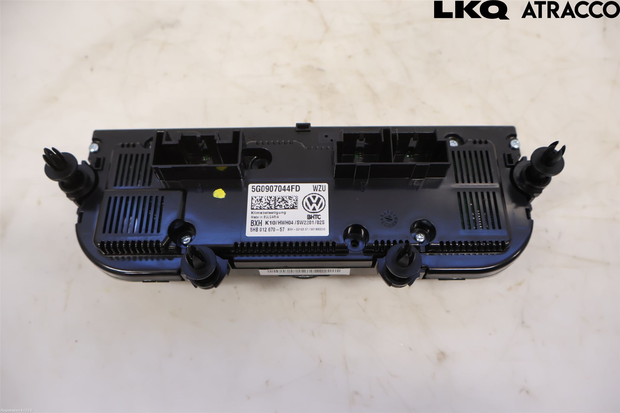 Volkswagen VW GOLF / E-GOLF VII 13-20 Varme Ac Betjening-Display