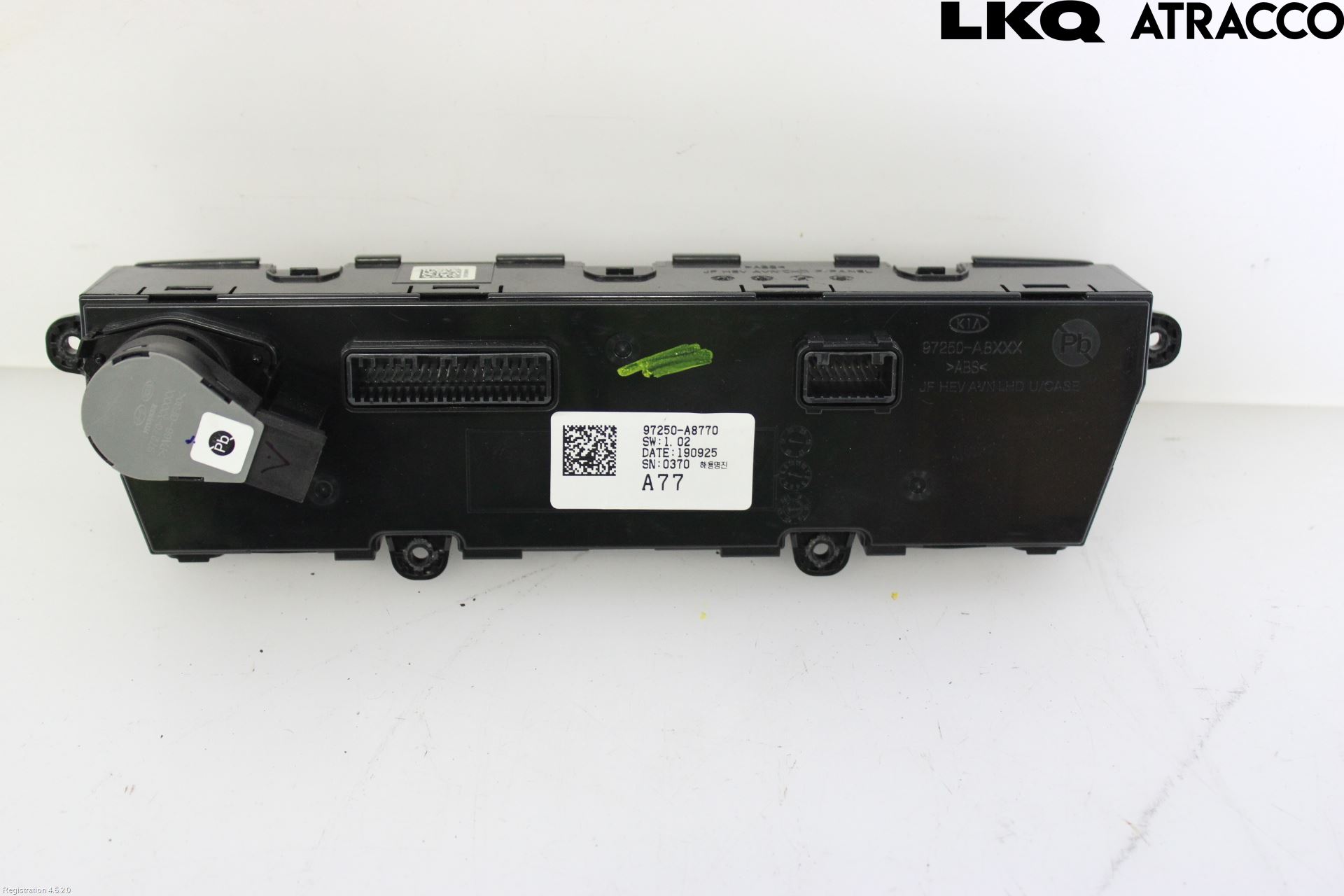 Kia OPTIMA 16-20 Varme Ac Betjening-Display