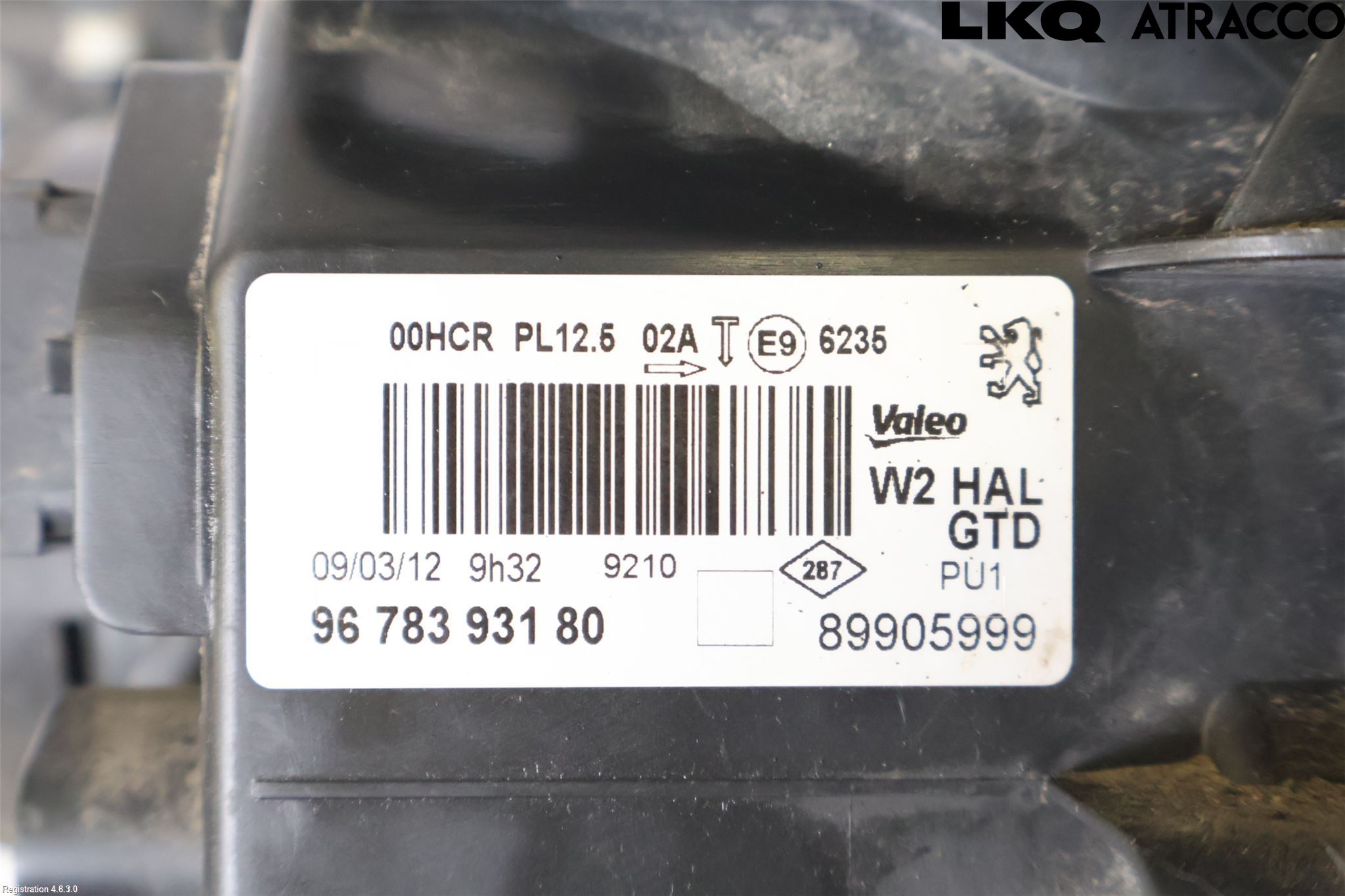 Peugeot 508 11-18 Frontlykt Venstre