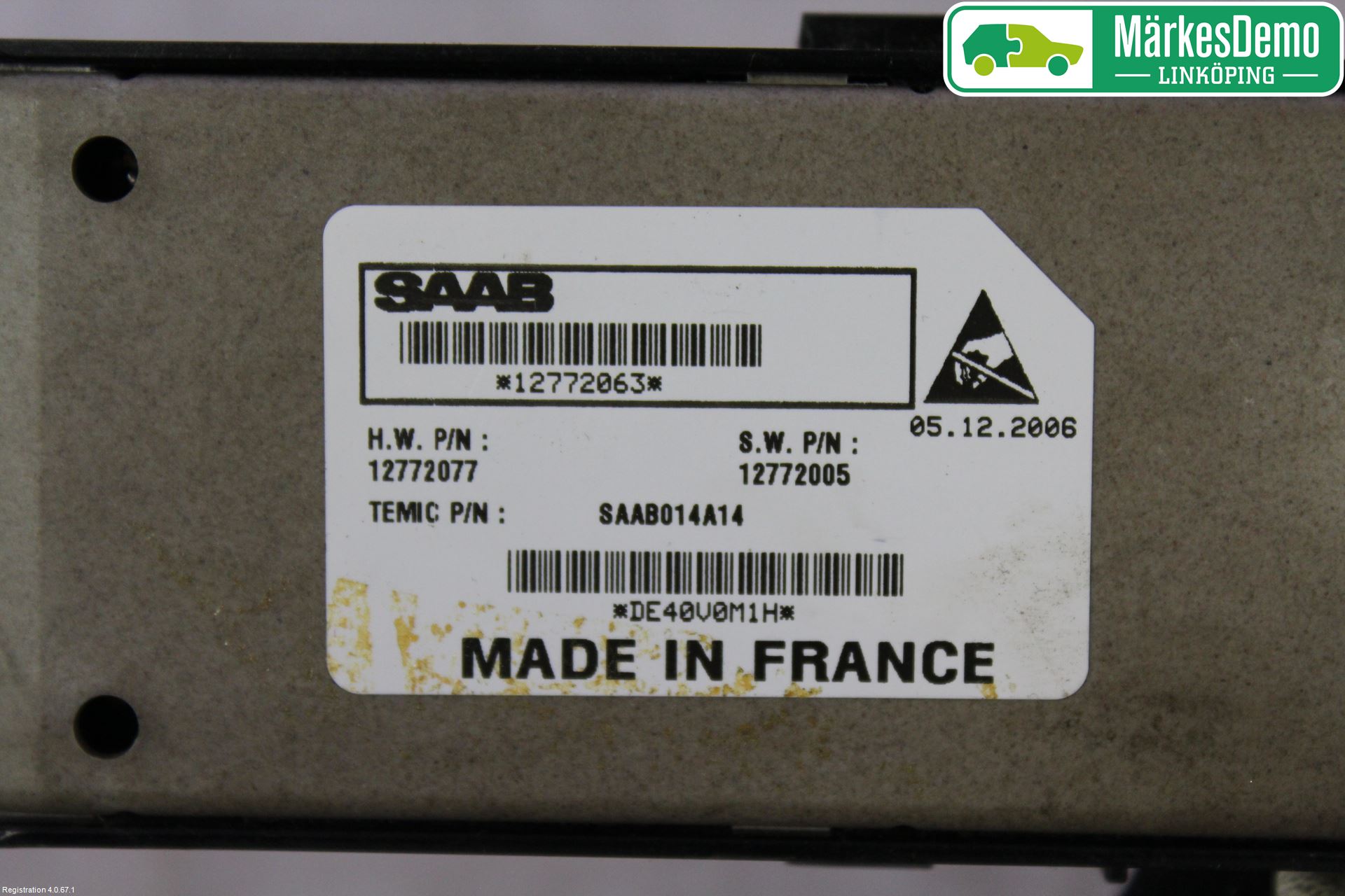 Saab 9-3 VER 2 Bryter Vindusheis