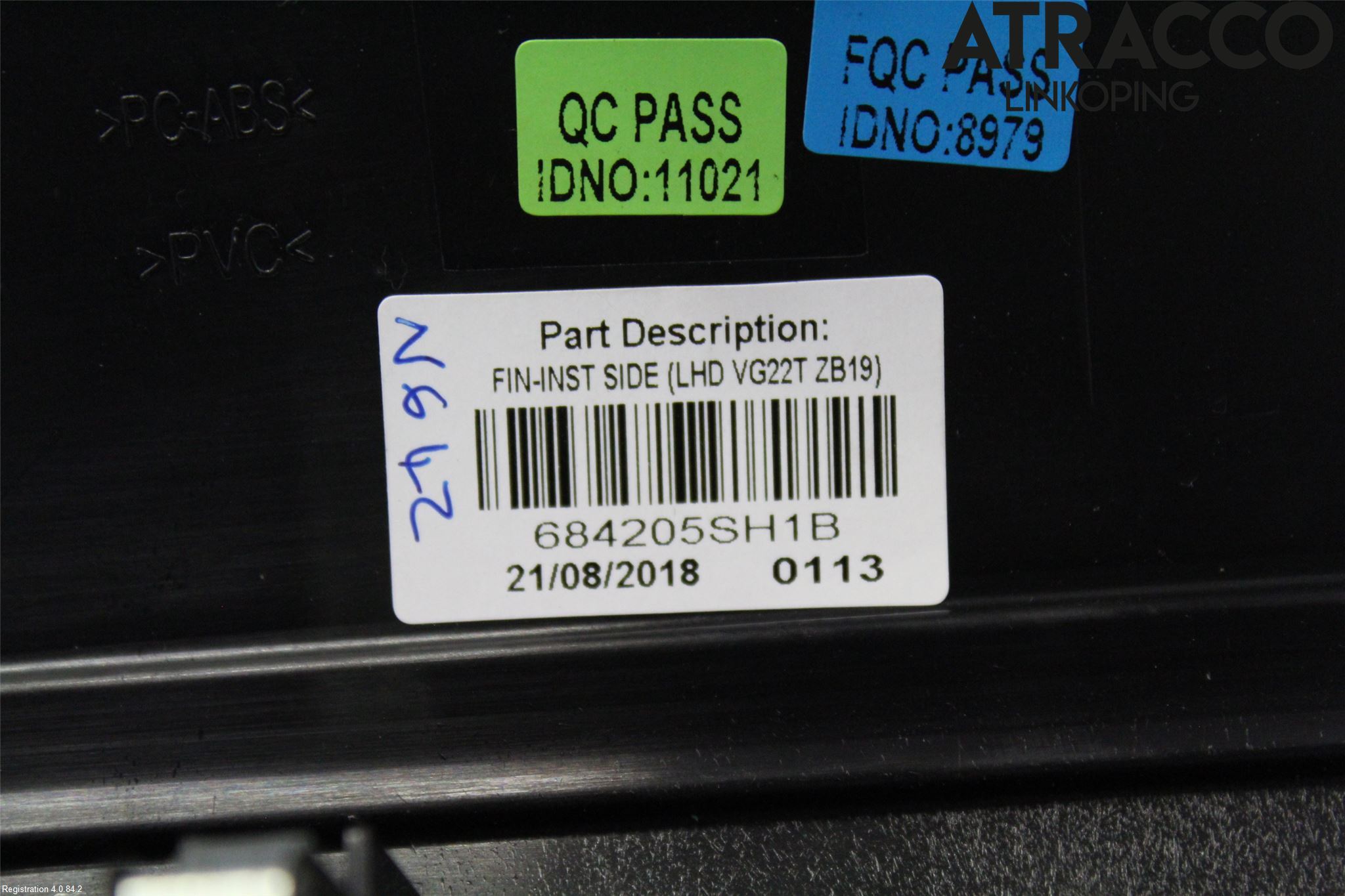 Nissan LEAF 18- Innr Dekor Instrbord