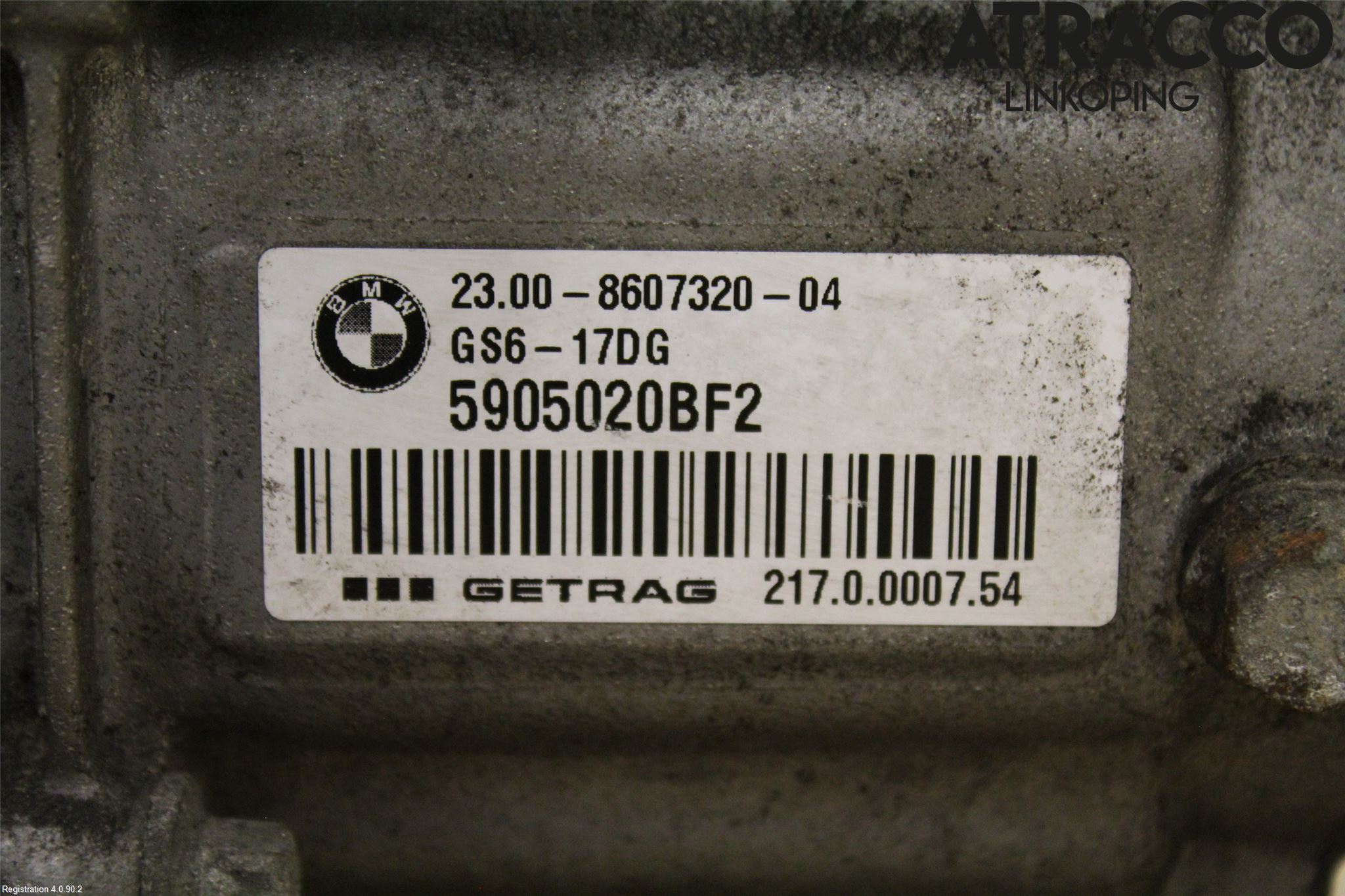 BMW 3 F30/F31/F80 12-19 Gearkasse 6 Trinn