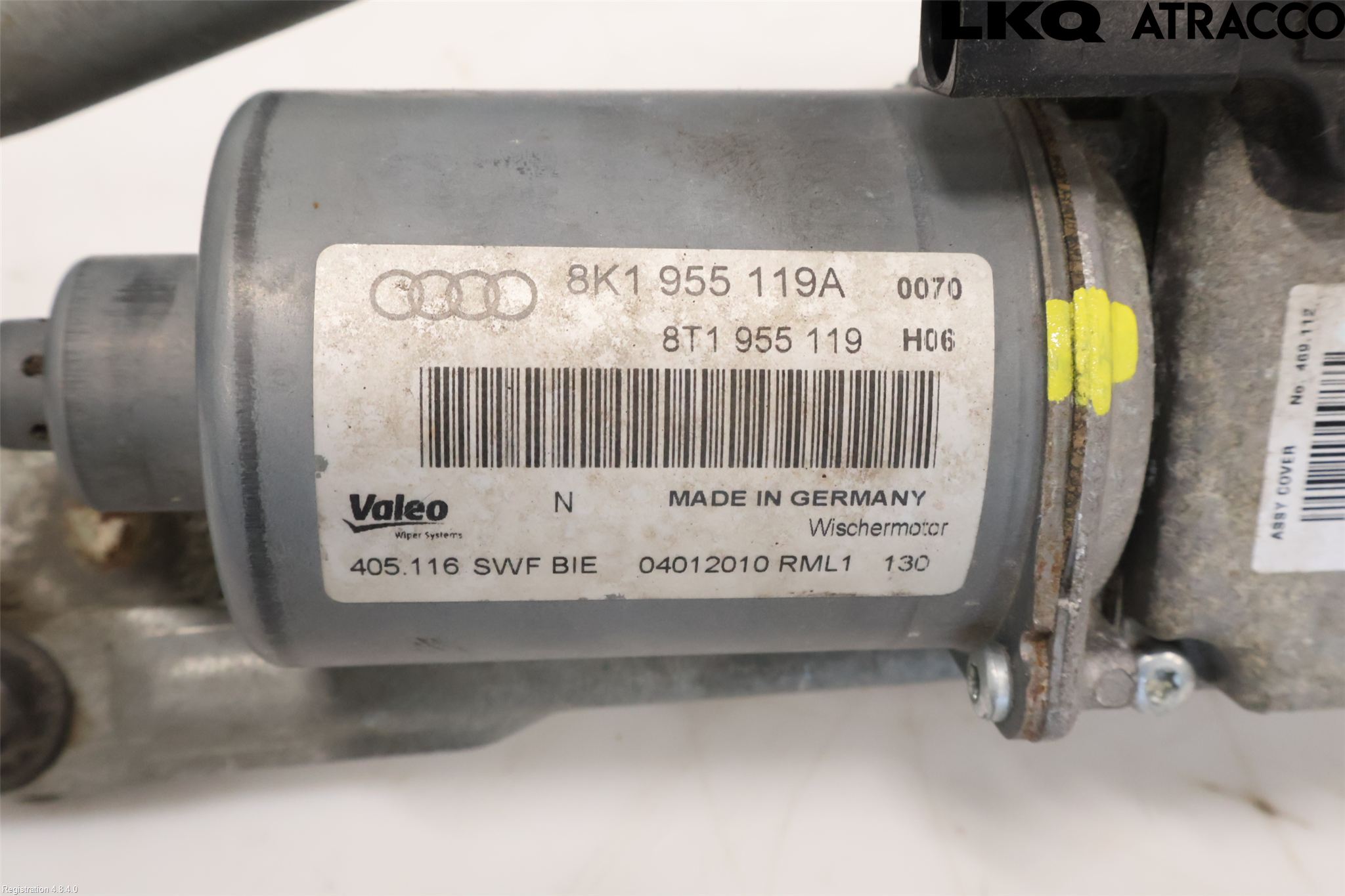 Audi A4/S4 08-11 Viskermotor Frontrute