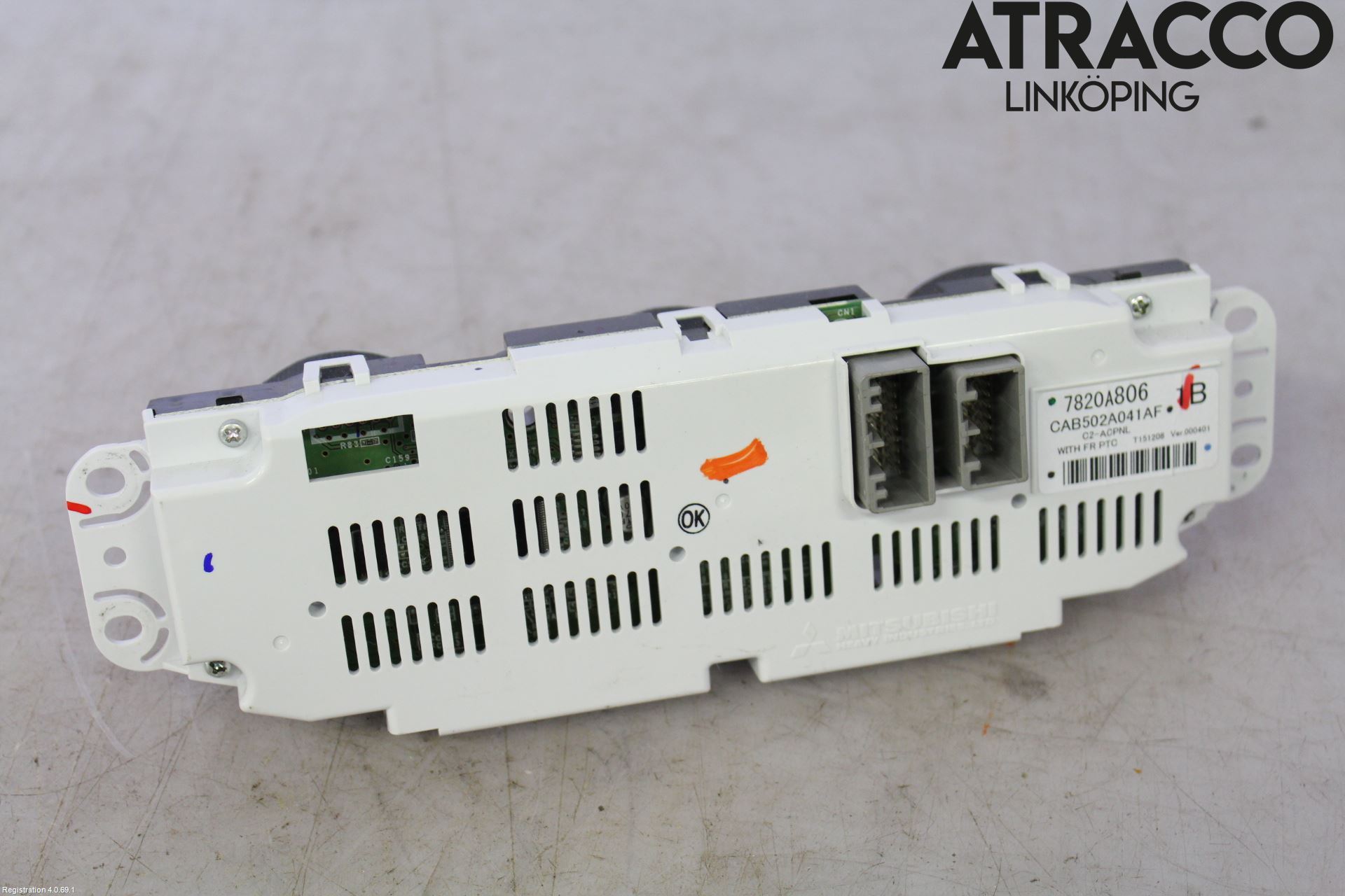 Mitsubishi ASX 10-22 Varme Ac Betjening-Display