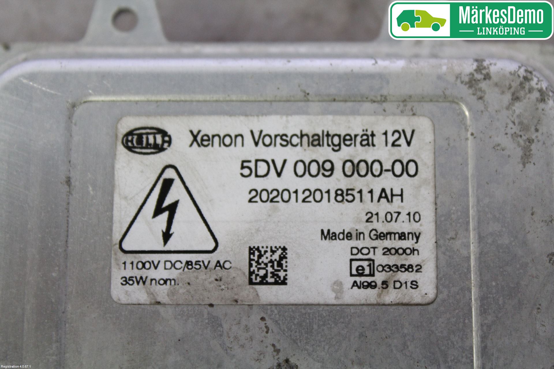 Saab 9-3 VER2/VER3 08-15 Styreenhet Xenon