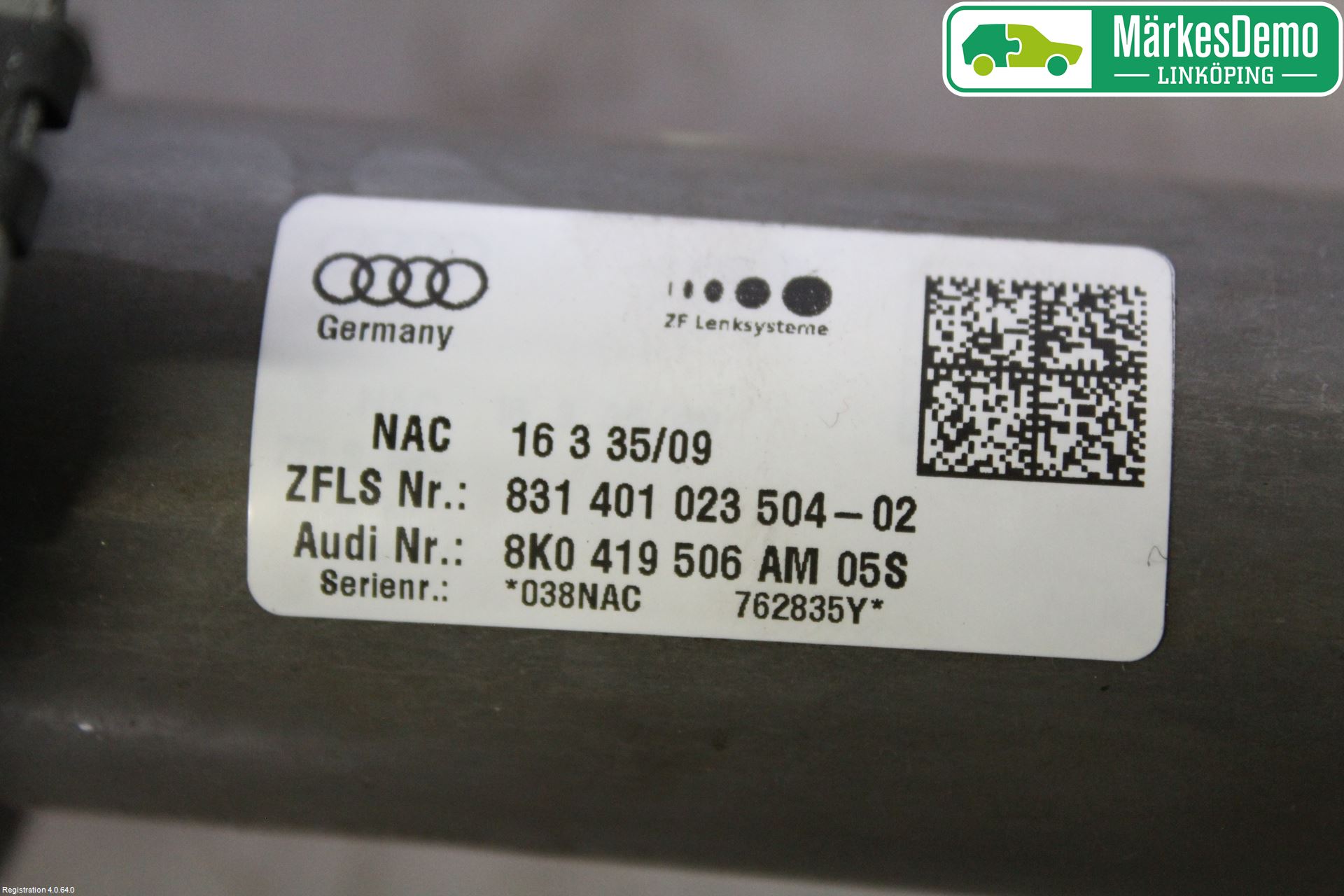 Audi A5 07-16 Rattakselaggregat Justerbart