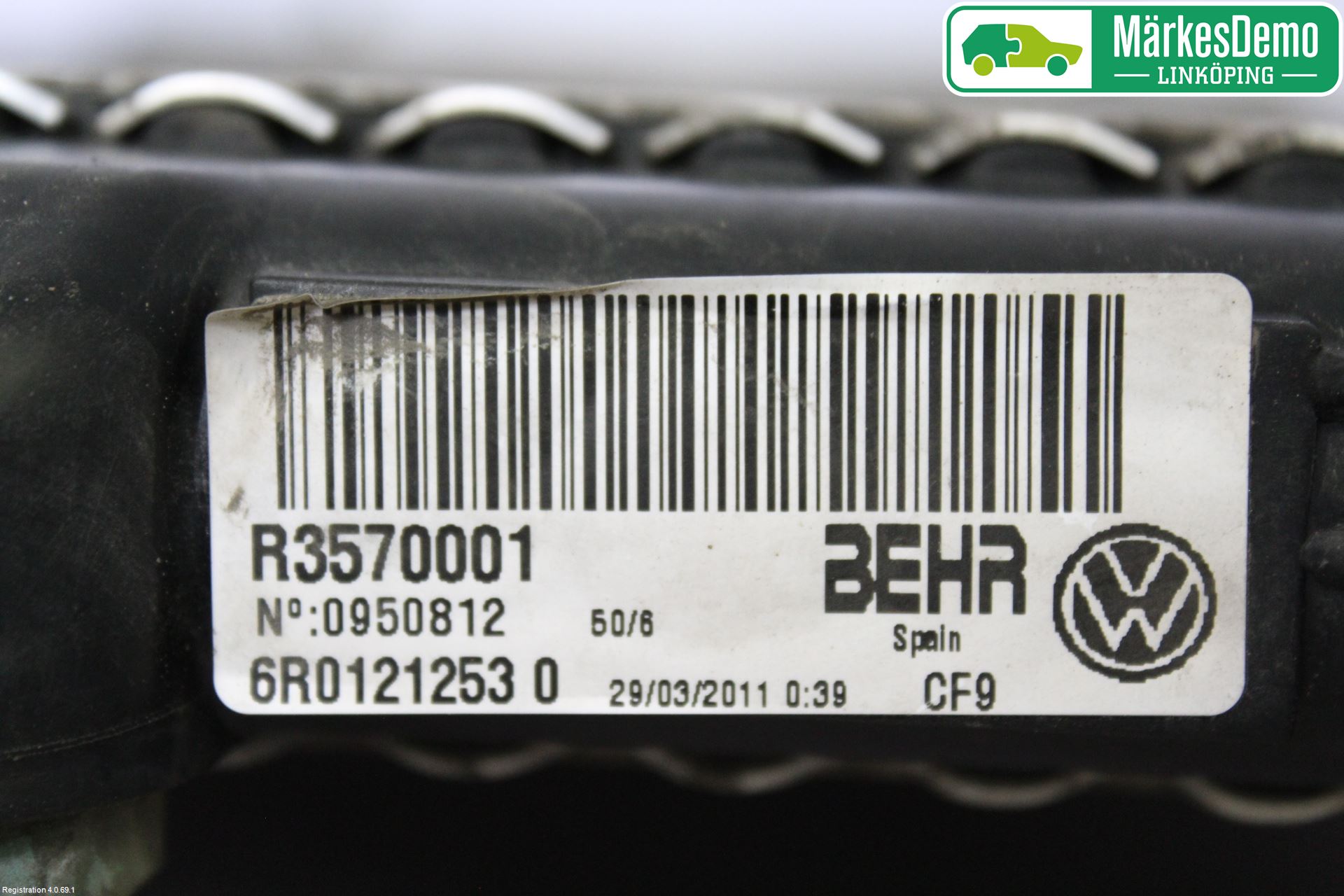 Skoda FABIA 07-14 Radiator Manuell