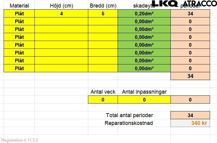 Skoda FABIA 15-21 Dør 4D Bak Høyre