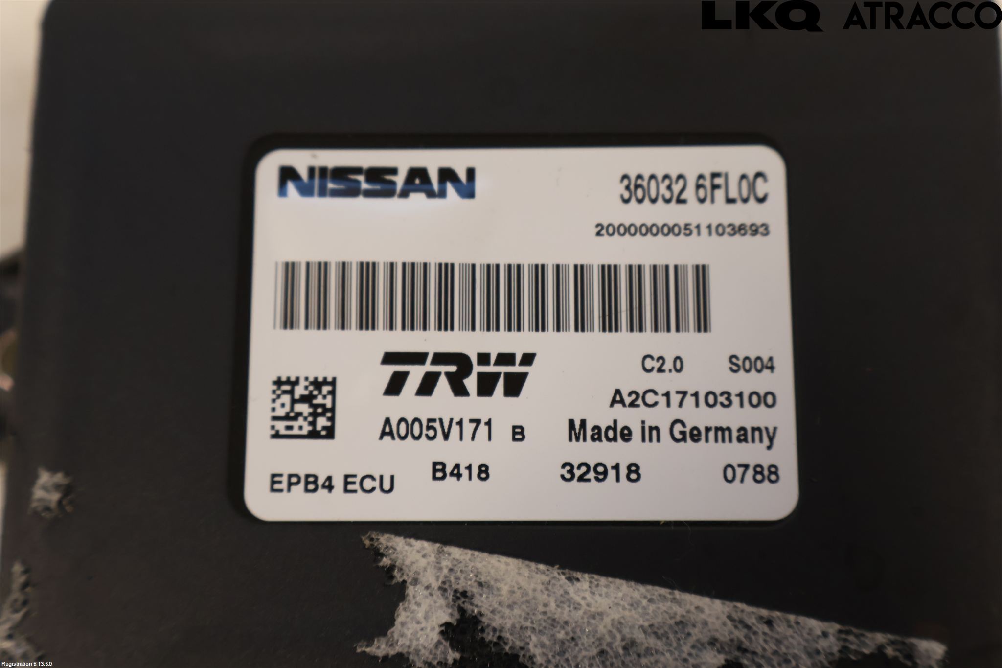 Nissan QASHQAI 17-21 Styreenhet Parkbrems