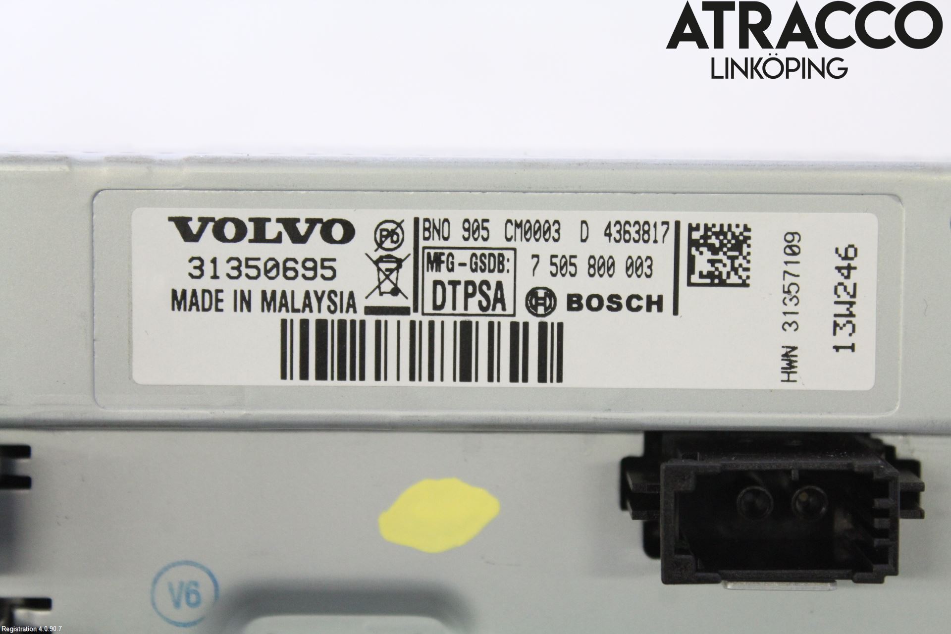Volvo V40 12-19 Multifunktionsdisplay