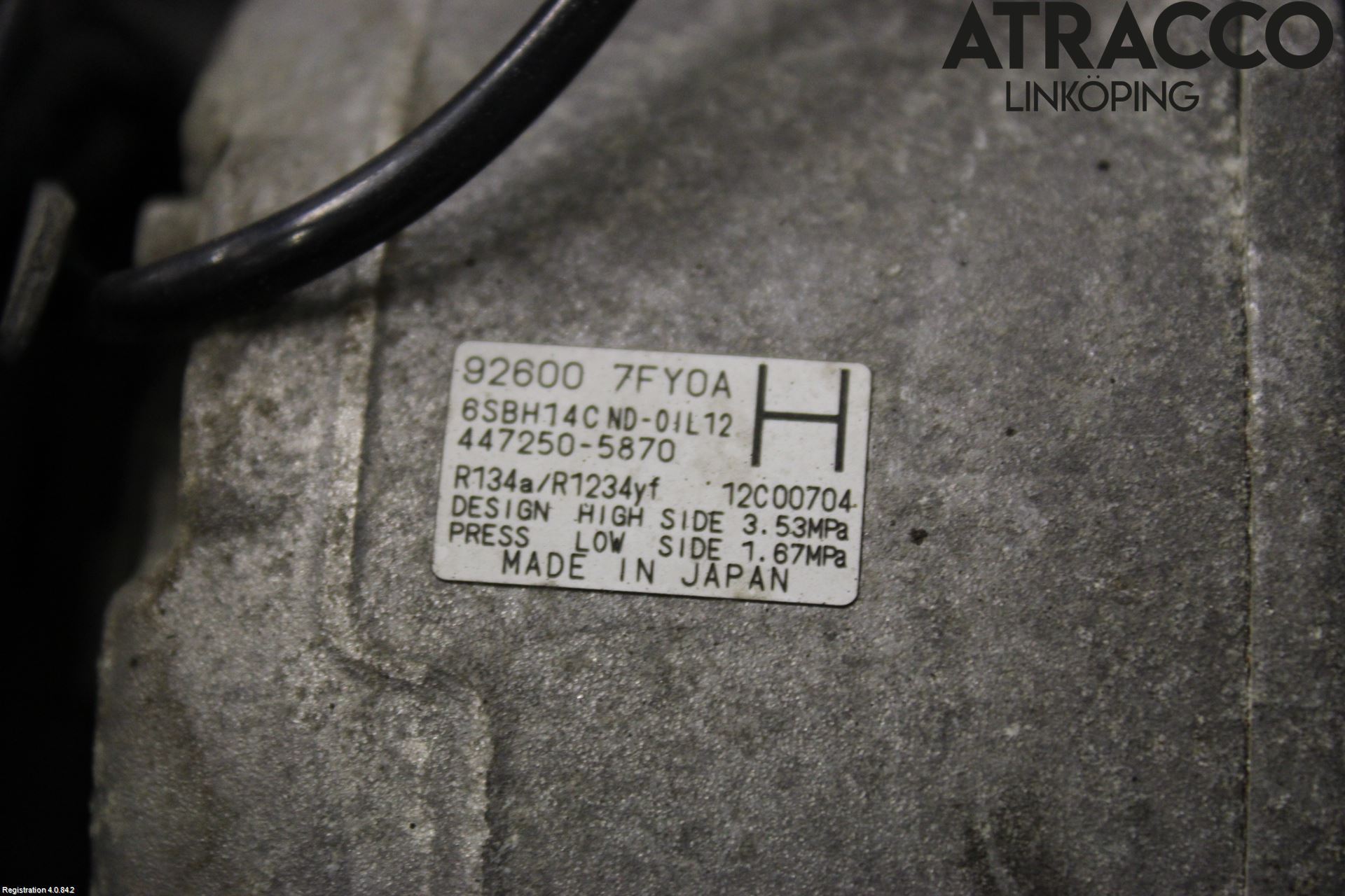 Nissan X-TRAIL 14-21 Varme Ac Kompressor