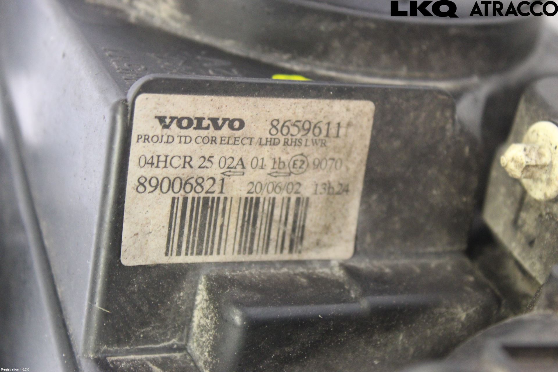 Volvo S60 01-04 Frontlykt Høyre