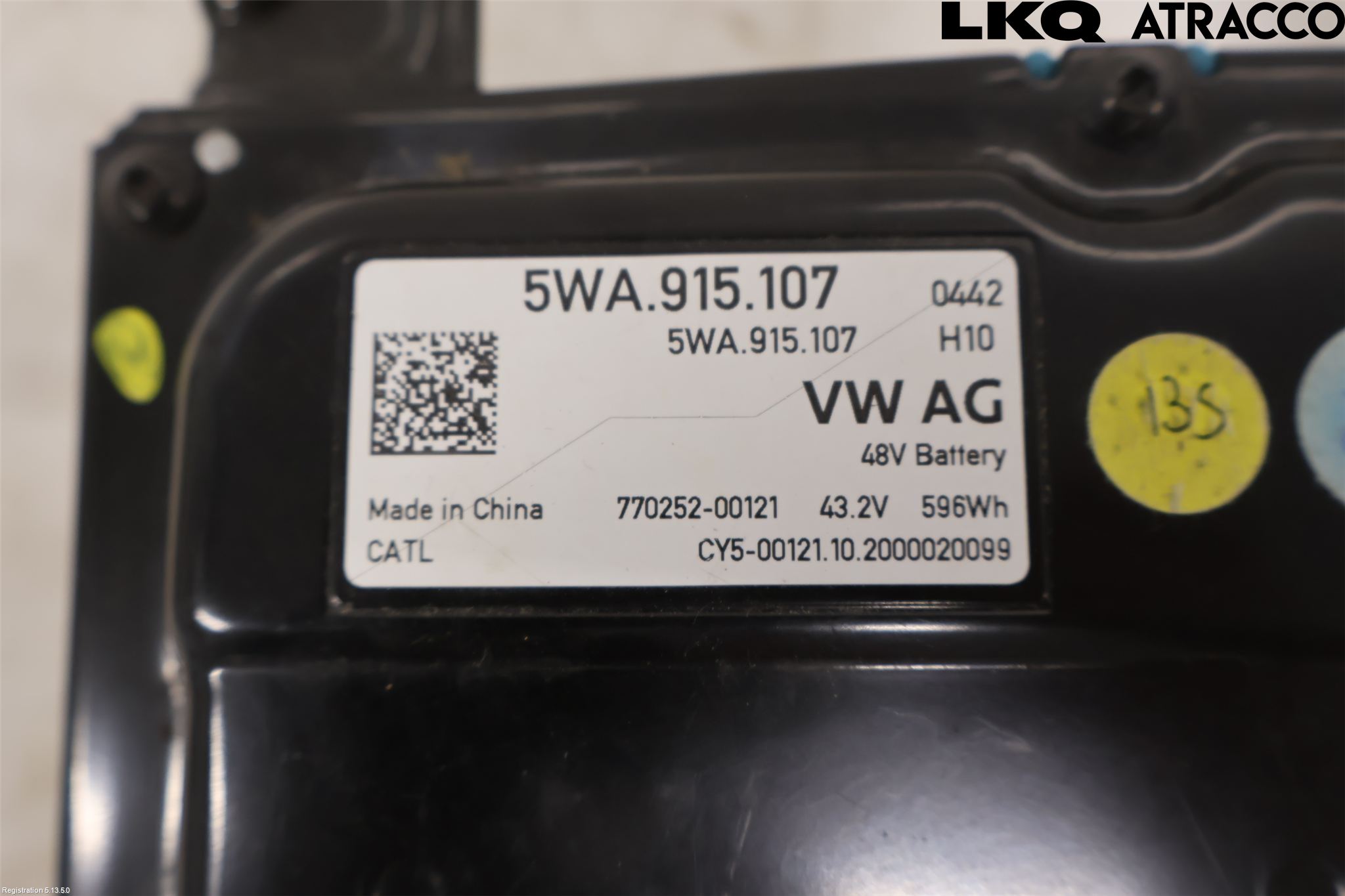 Volkswagen VW GOLF / E-GOLF VIII 20- Hybrid Batteri