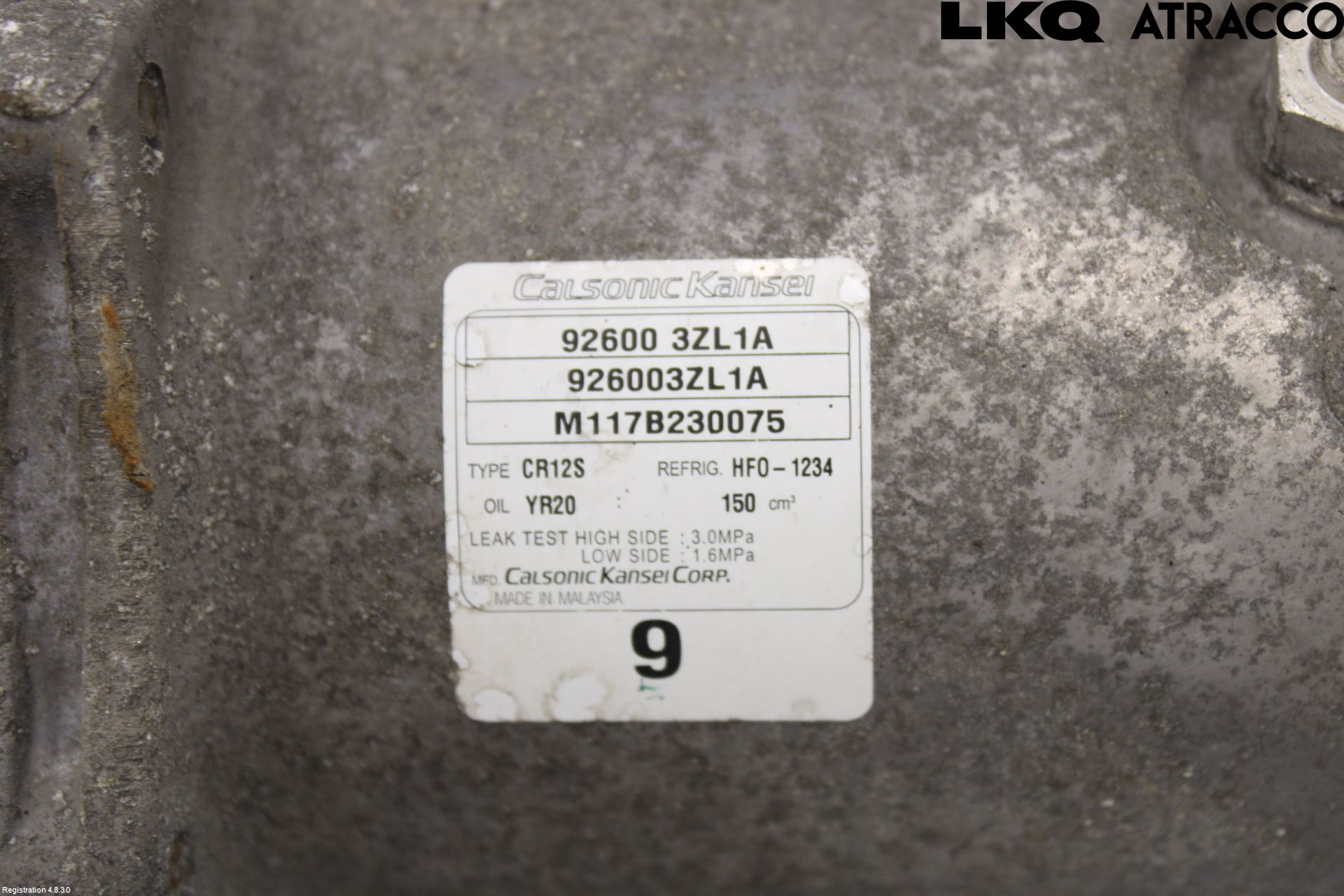 Nissan JUKE 14-19 Varme Ac Kompressor