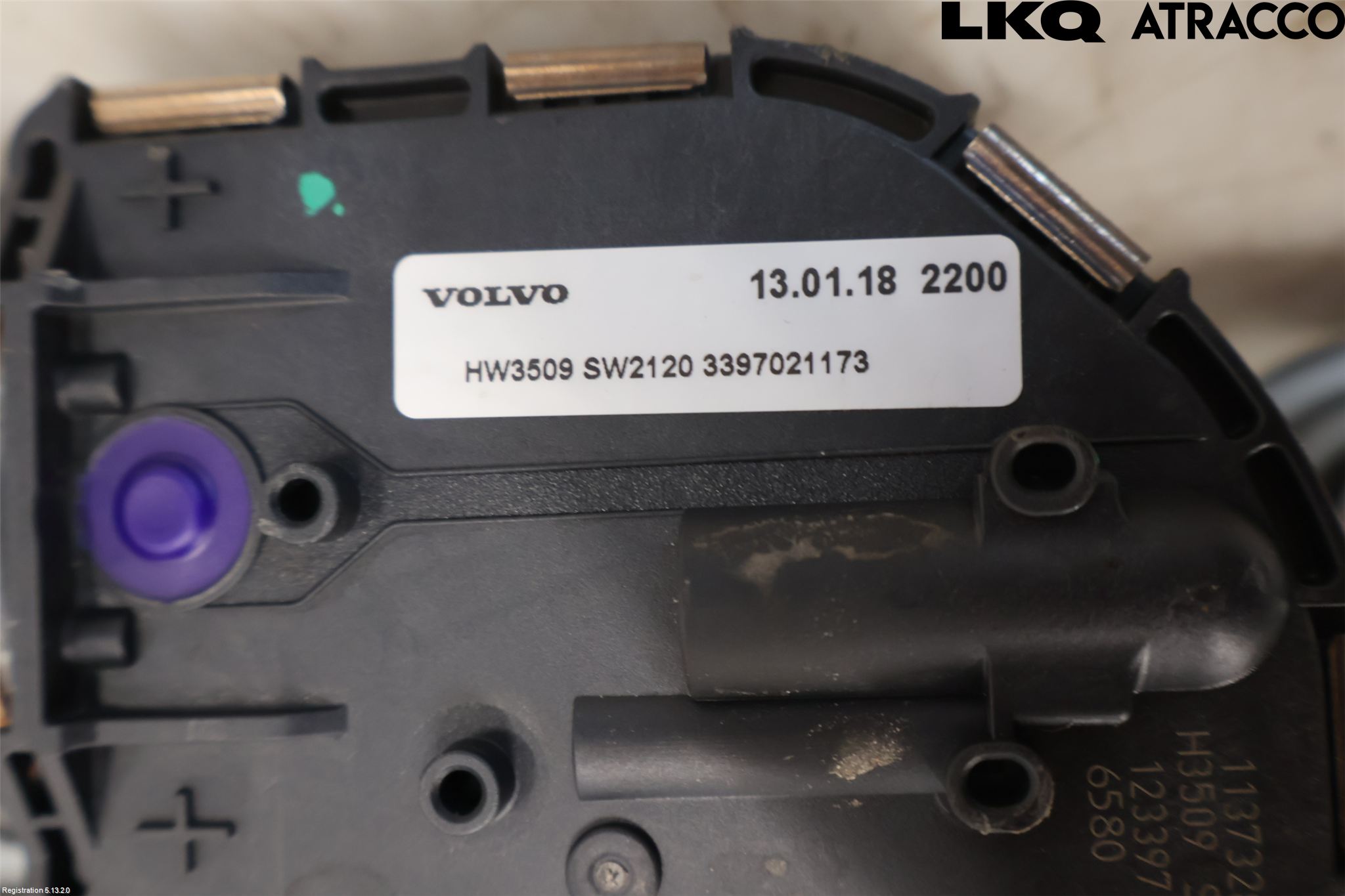 Volvo V60 11-13 Viskeroverføring Frontrute