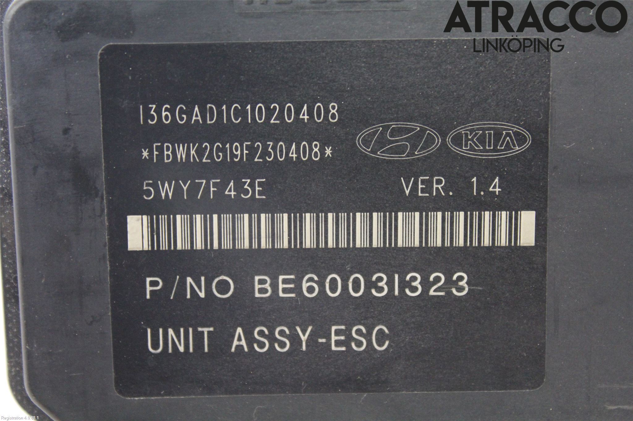 Kia SPORTAGE (SL) 11-15 Abs Hydraulikkaggregat