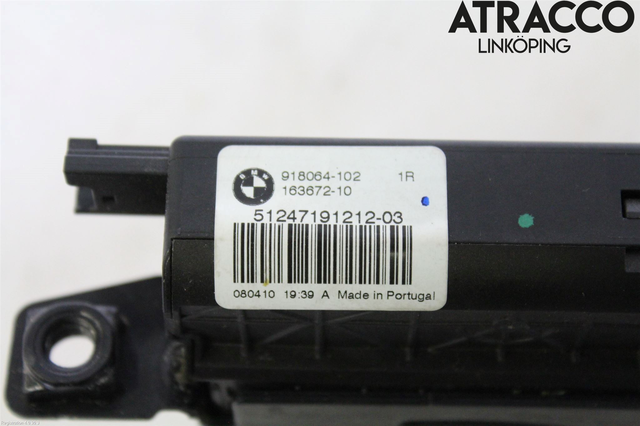BMW 5 F10/F11/F18 09-17 Bakluke-Lokk Låsekasse
