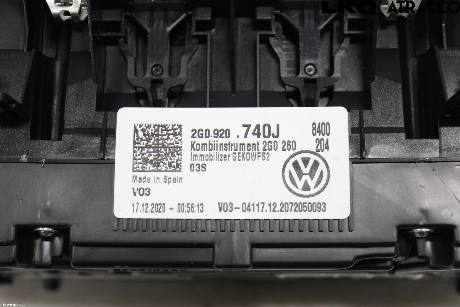 Volkswagen VW T-CROSS 19- Instr Kombinert