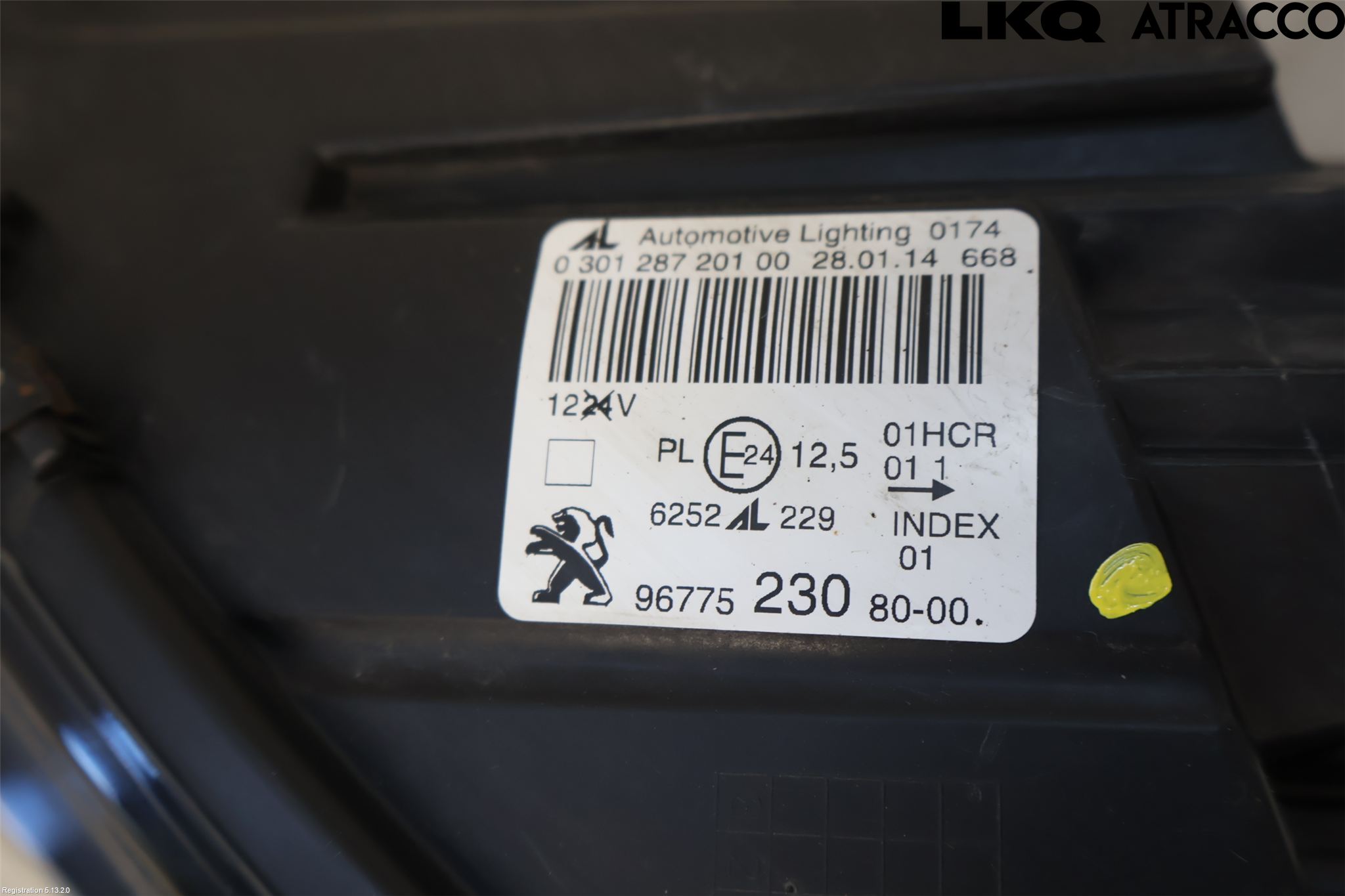Peugeot 308 14-21 Frontlykt Venstre