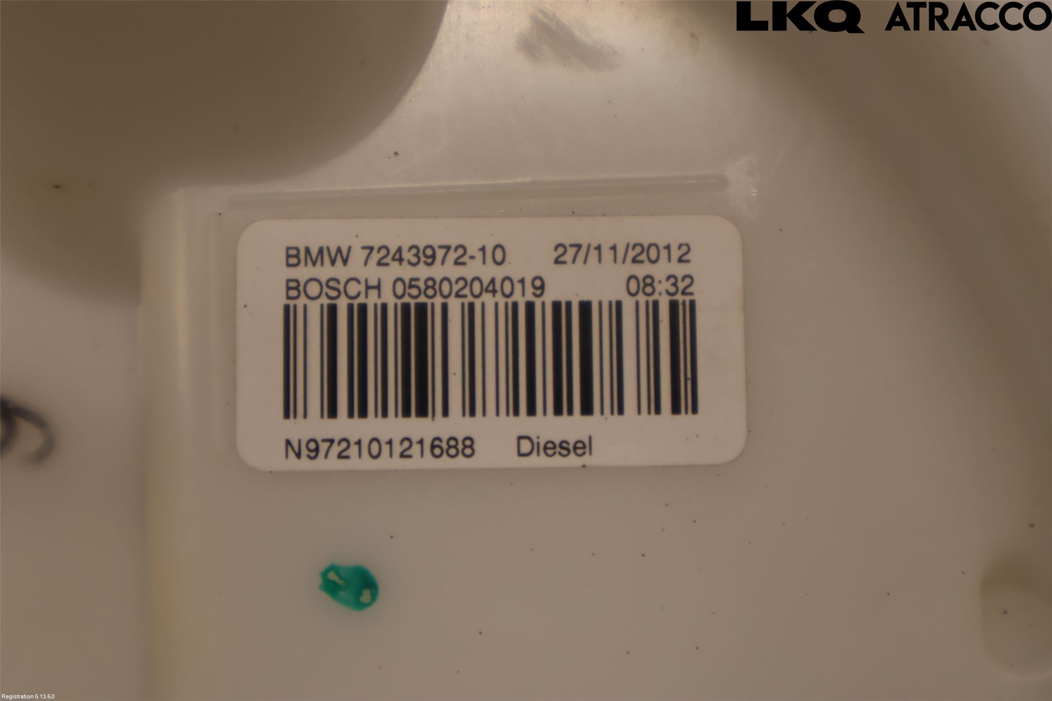 BMW 3 F30/F31/F80 12-19 Drivstoffpumpe Fødepumpe El