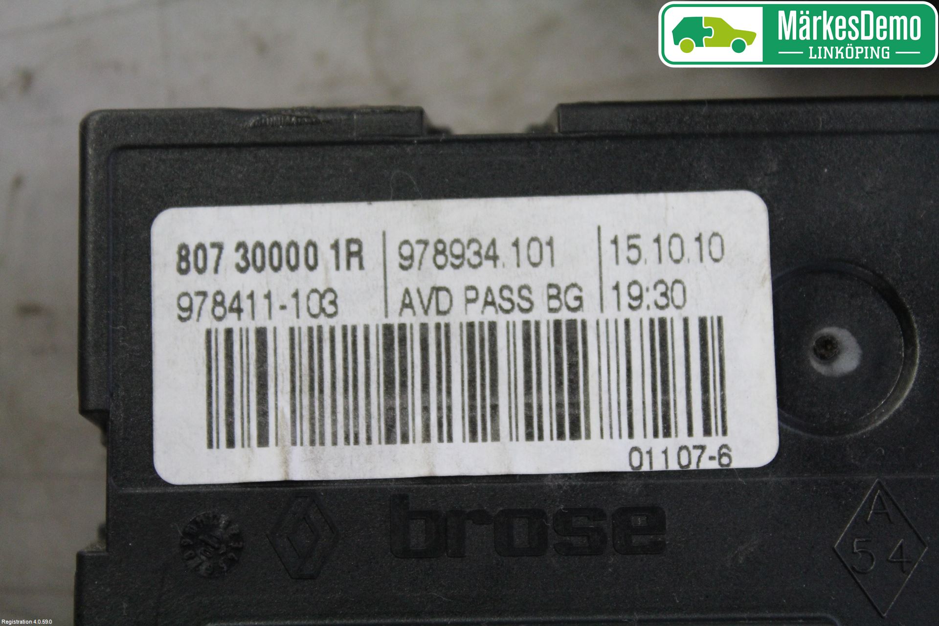 Renault LAGUNA III 11-15 Vindusheismotor