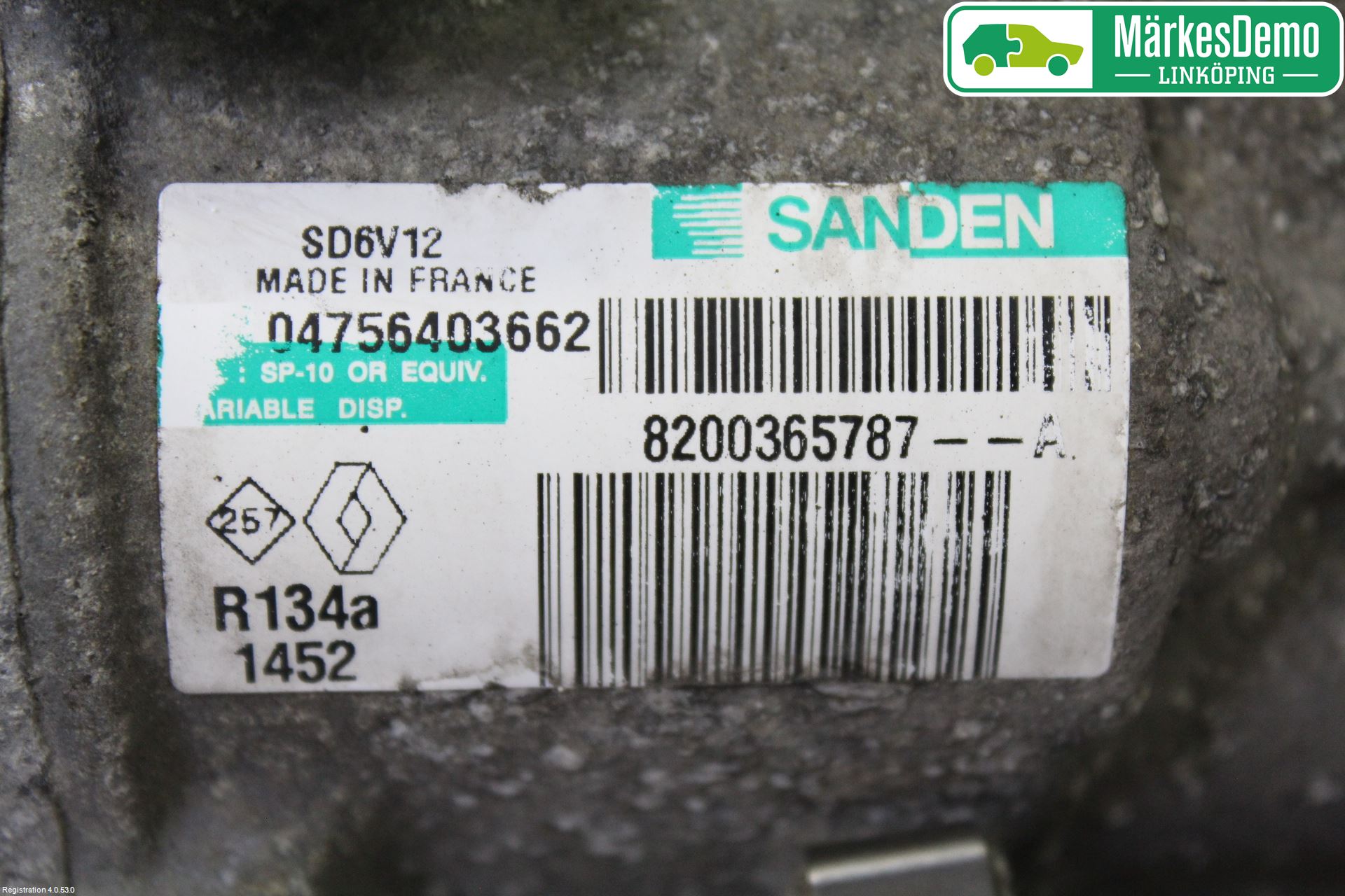 Renault CLIO III  06-09 Varme Ac Kompressor