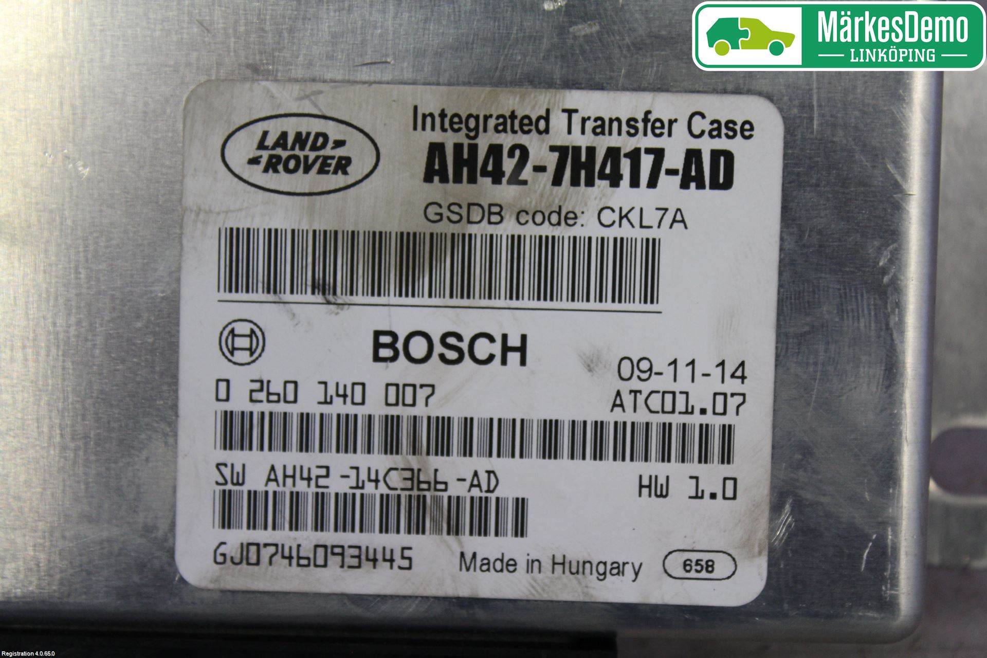 Landrover LAND ROVER DISCOVERY 4 10-16 Styreenhet 4Wd