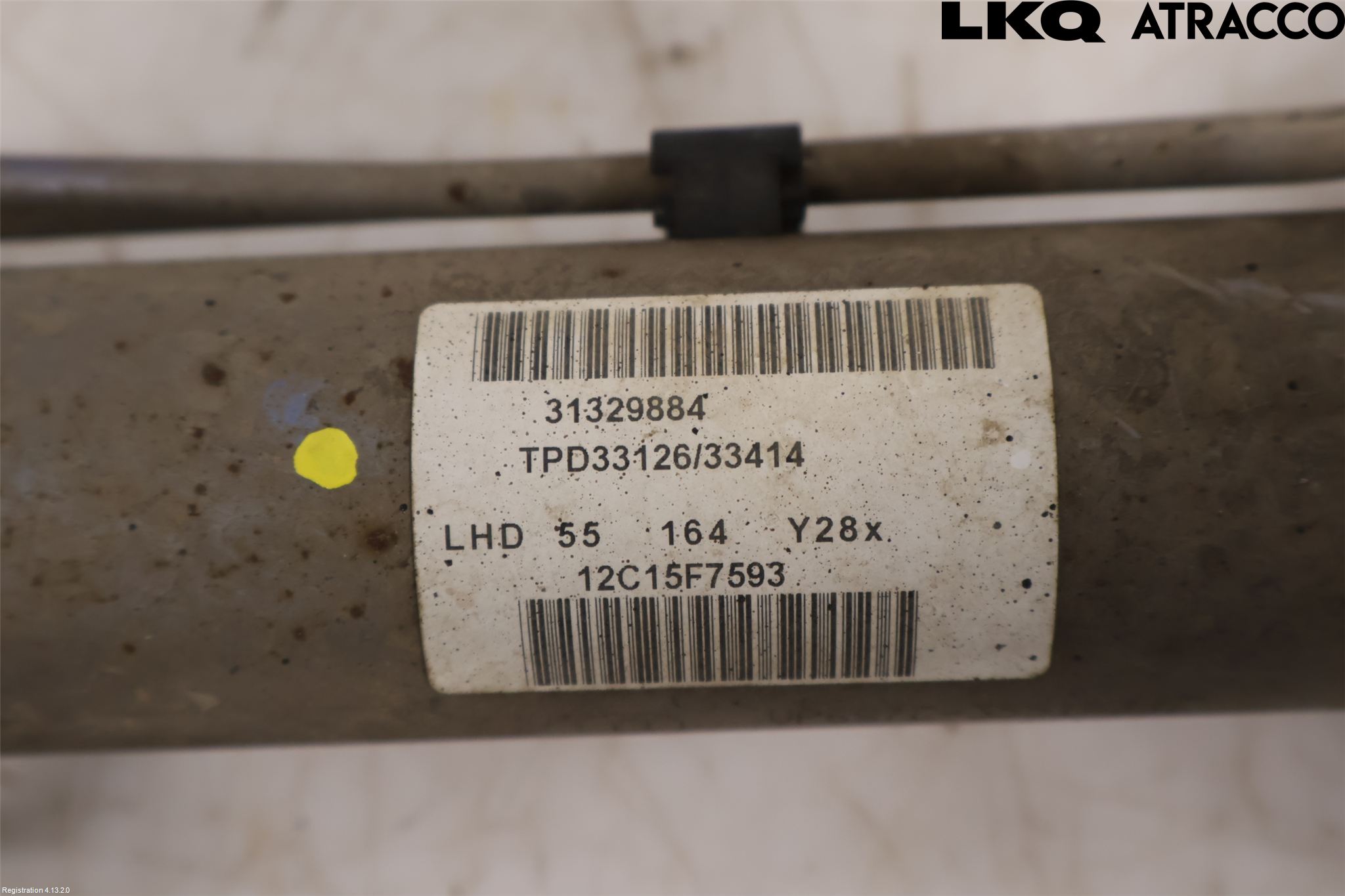 Volvo XC70 08-13 Servo Snekke - Tannstang