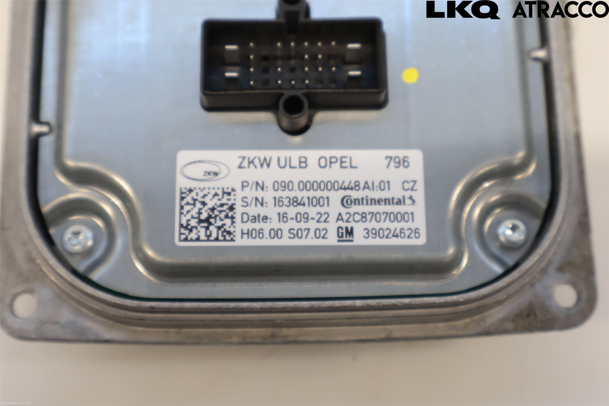 Opel ASTRA K 16-22 Styreenhet Xenon