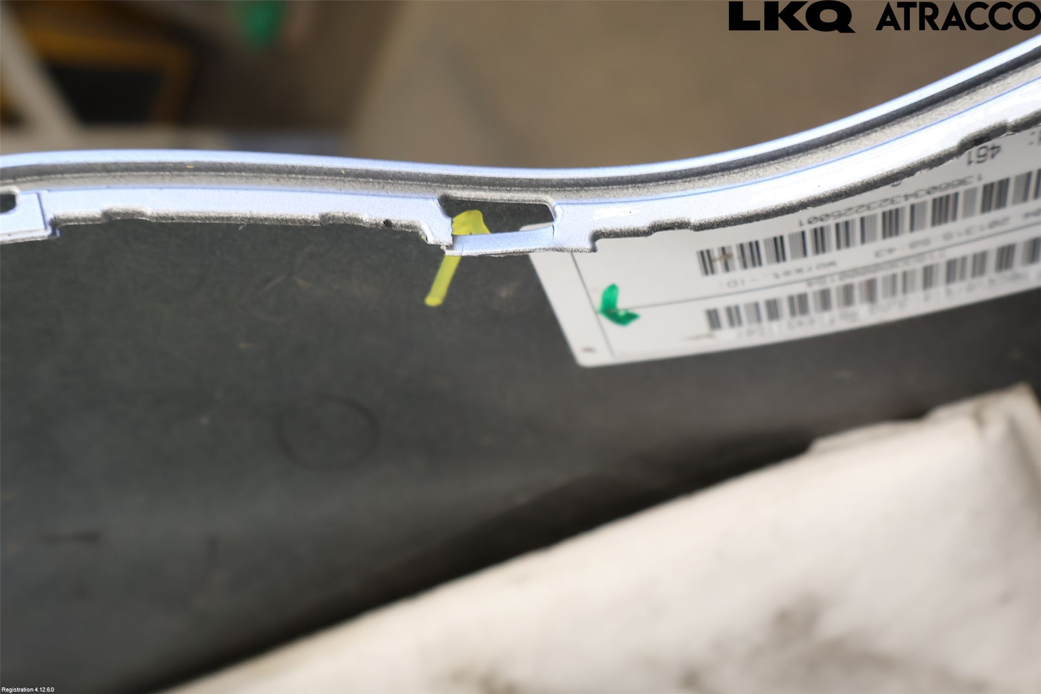 Volkswagen VW TIGUAN 07-16 Støtfanger Bak Overtrekk