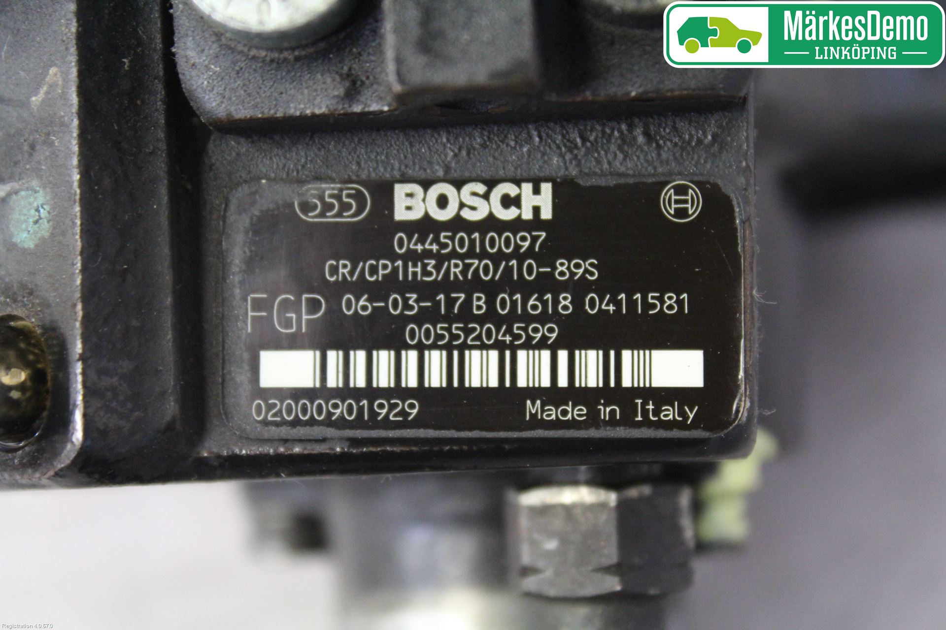 Opel VECTRA C 06-08 Drivstoff Dieselpumpe Hoved