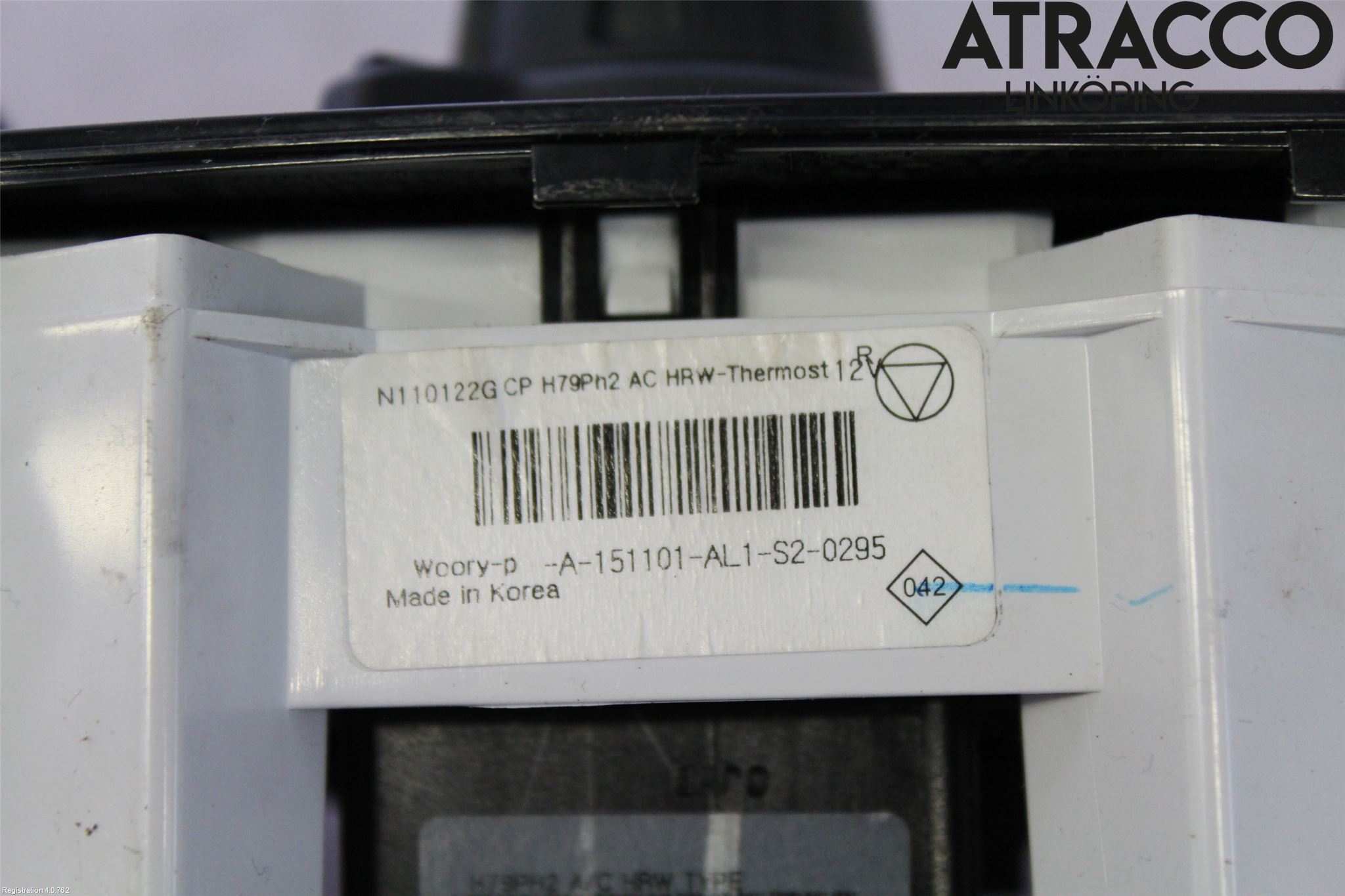 Dacia DUSTER 10-17 Varme Ac Betjening-Display