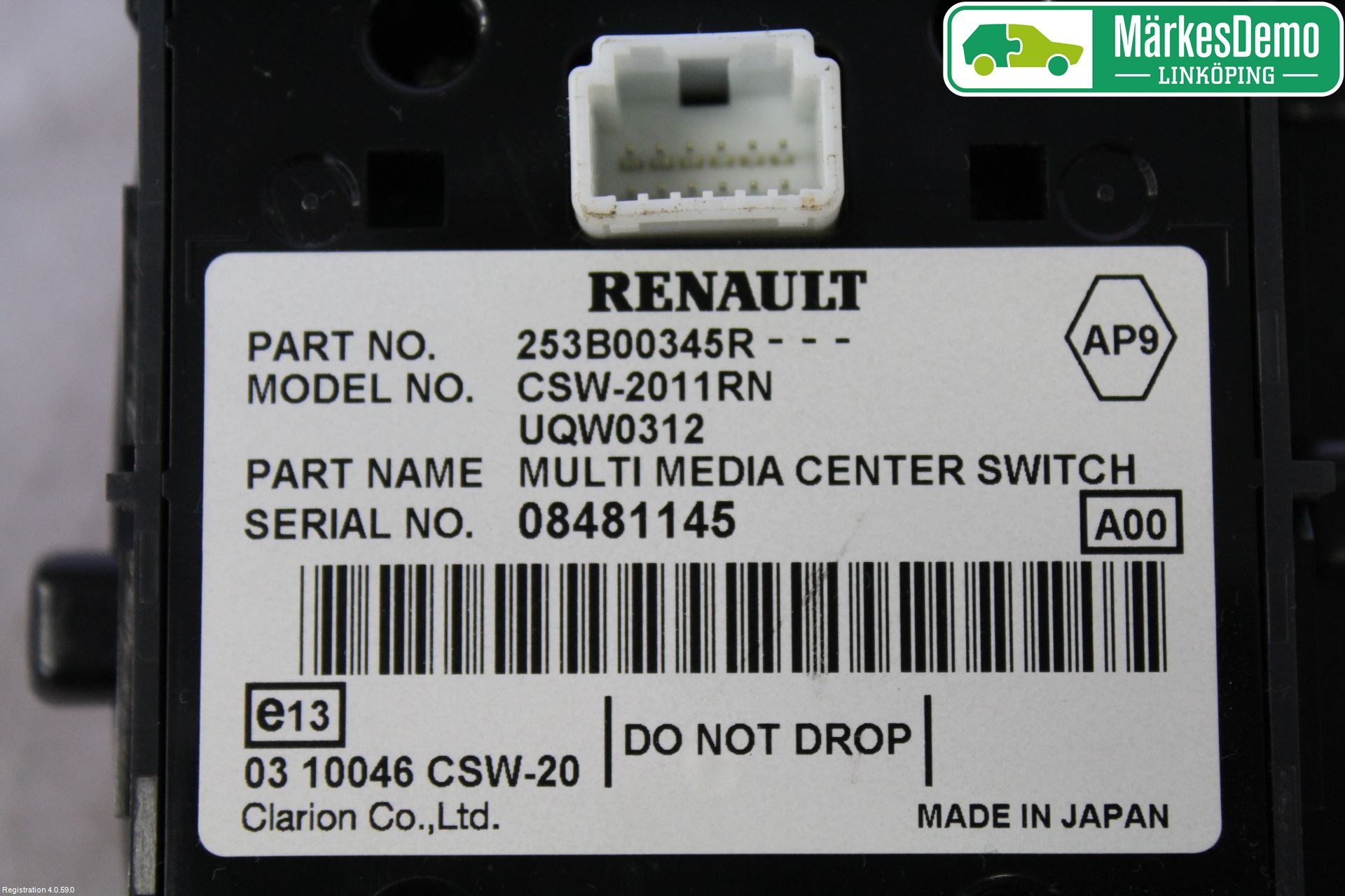 Renault LAGUNA III 11-15 Bryter Cruisekontroll