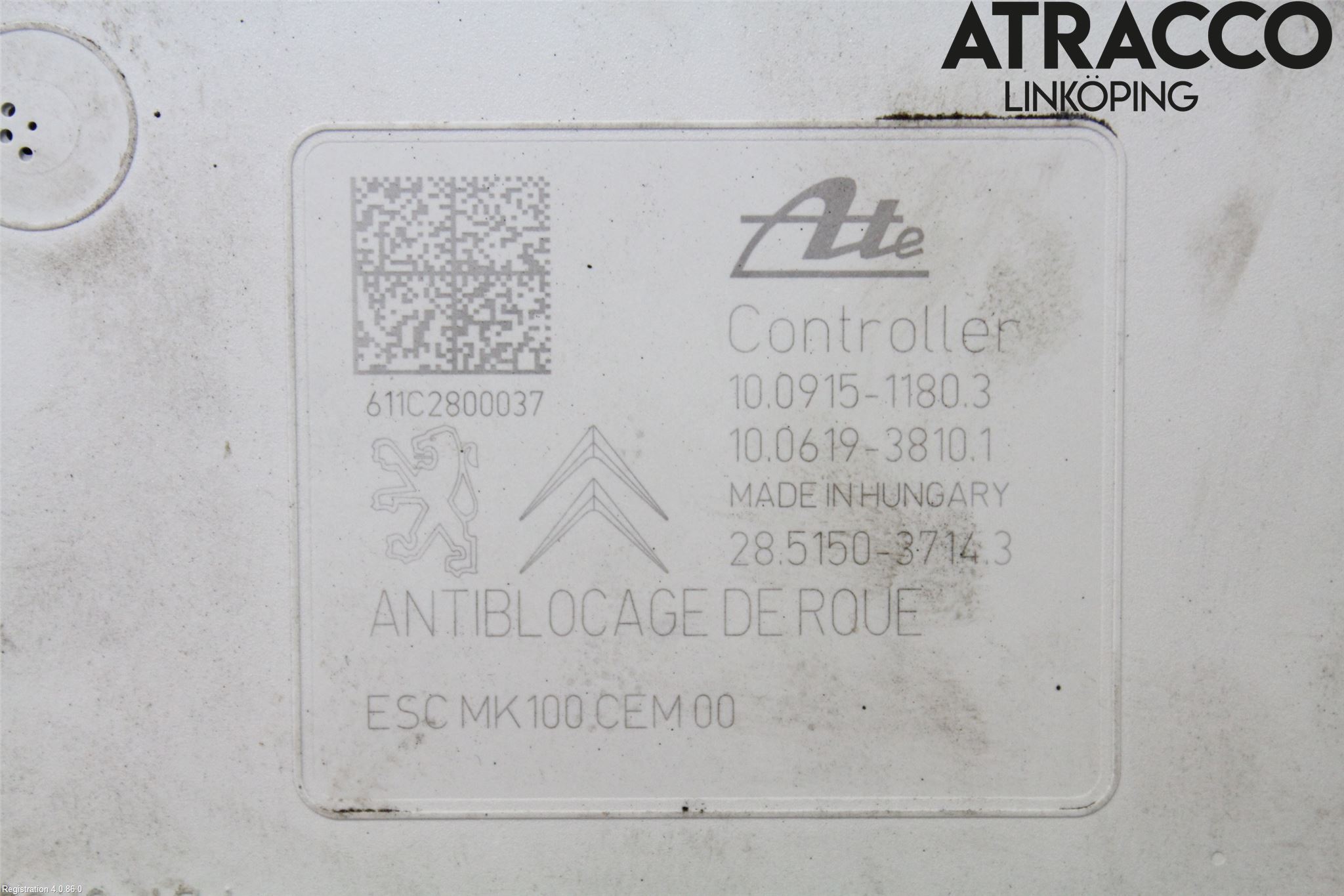 Citroen C3 10-17 Abs Hydraulikkaggregat
