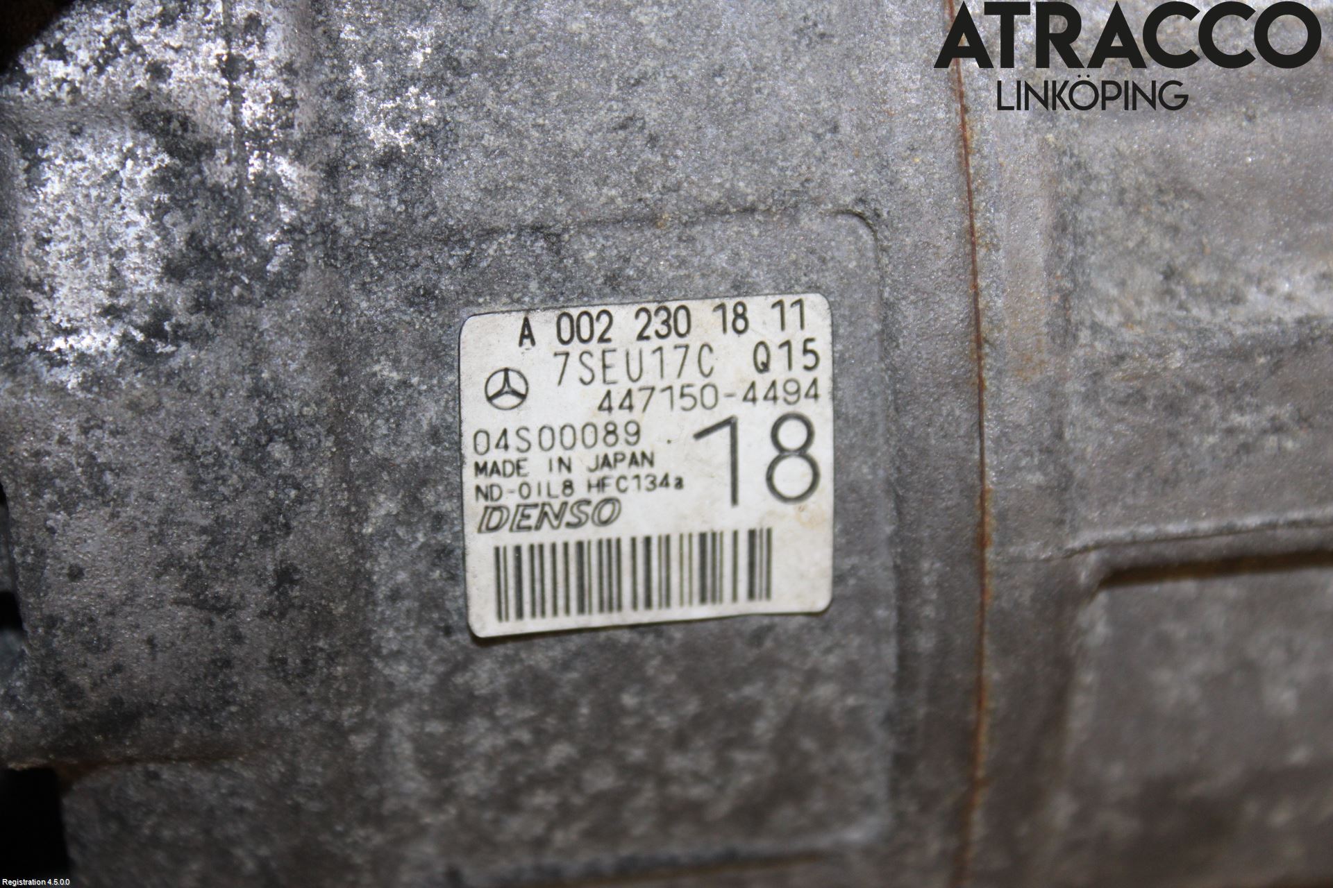 Mercedes-Benz MB SPRINTER (W906) 06-18 Varme Ac Kompressor