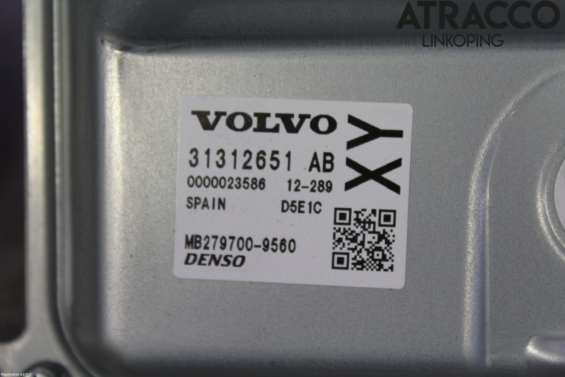 Volvo V40 12-19 Styreenhet Innsprøytning