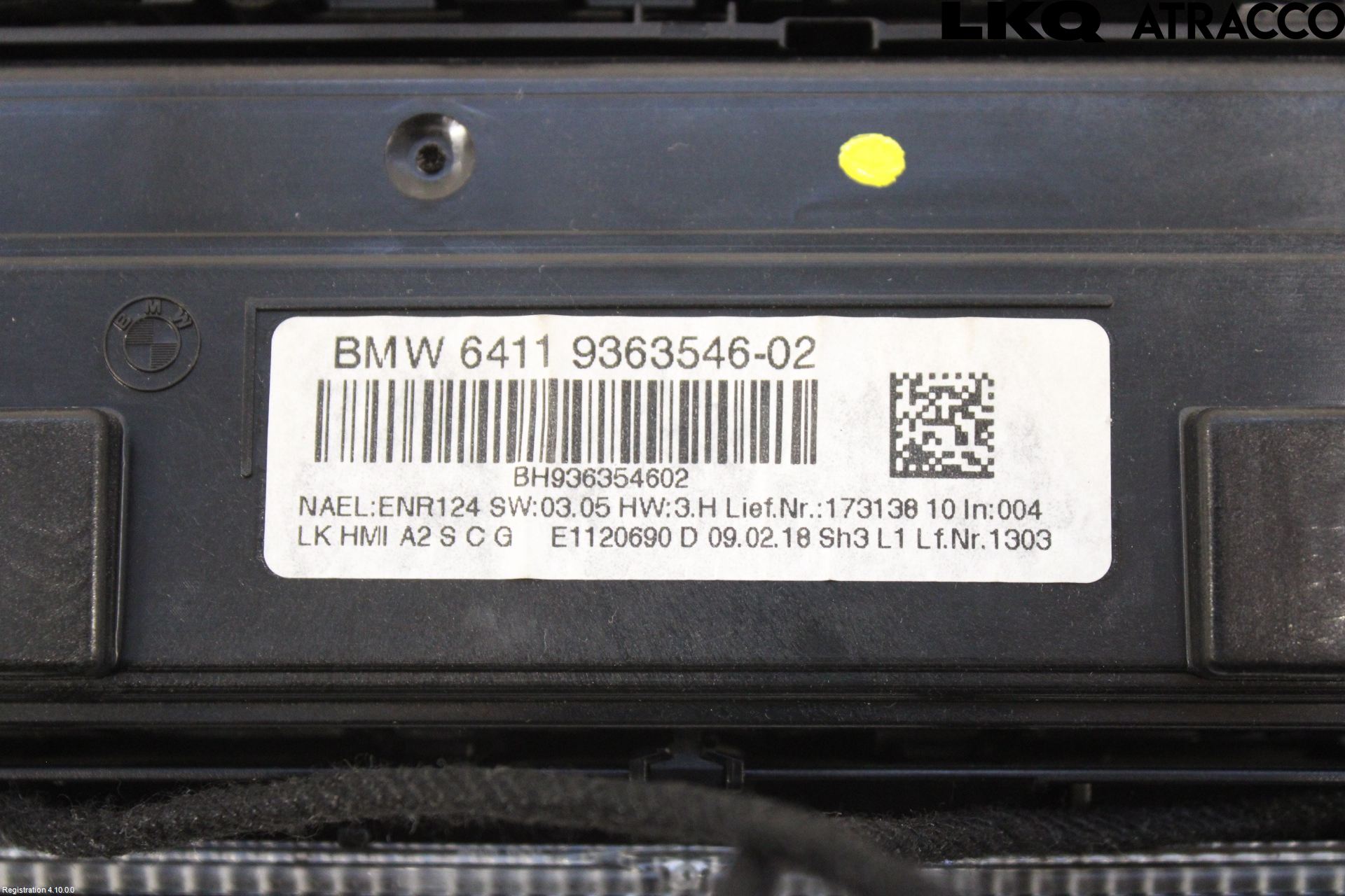 BMW 3 GT F34 13-19 Varme Ac Betjening-Display
