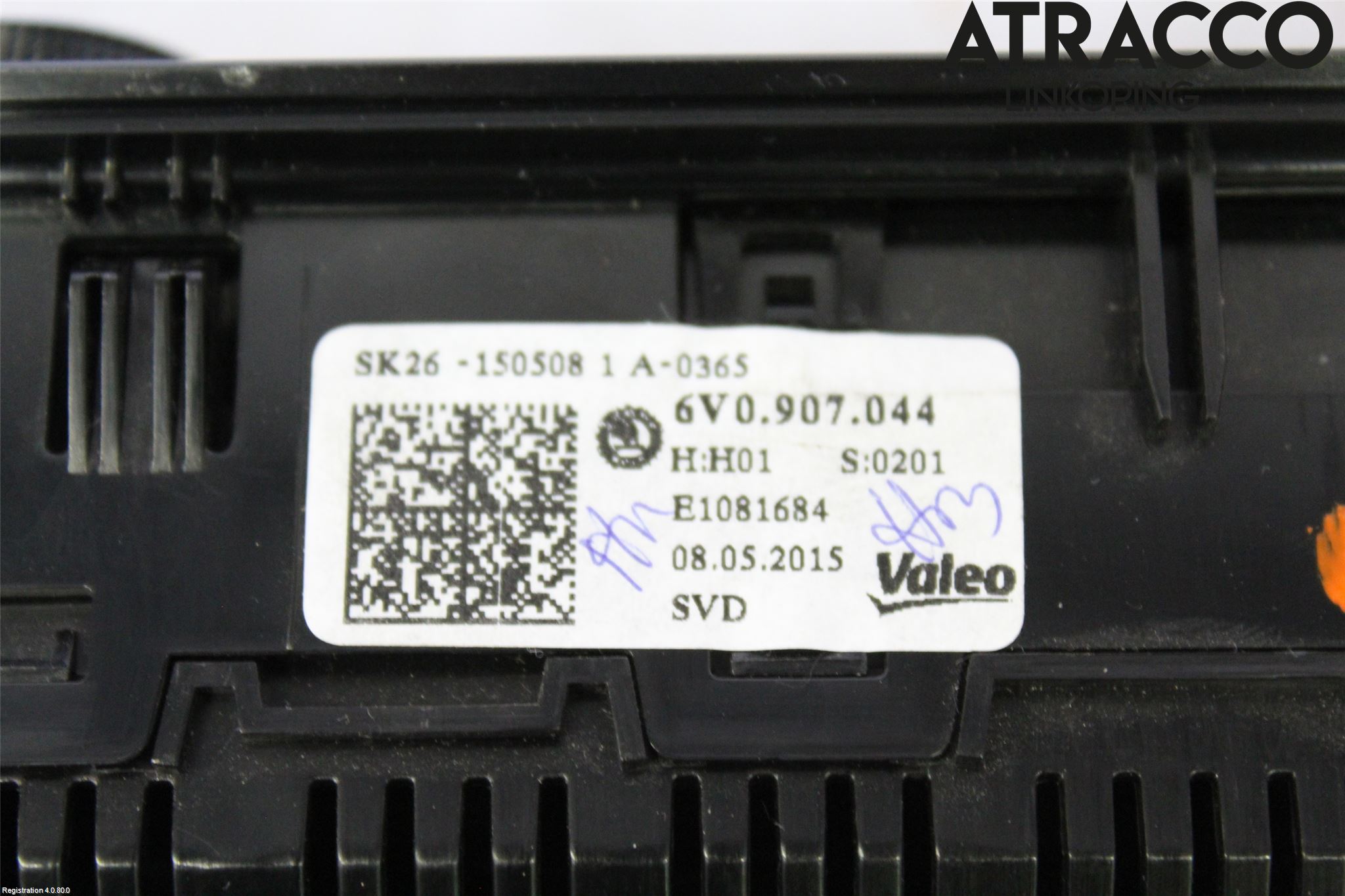 Skoda FABIA 15-21 Varme Ac Betjening-Display