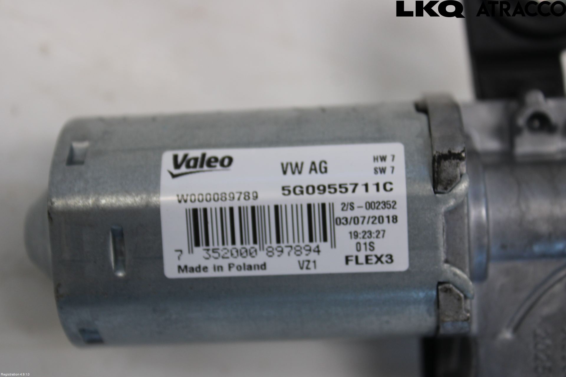 Volkswagen VW PASSAT 15-19 Viskermotor Bakluke