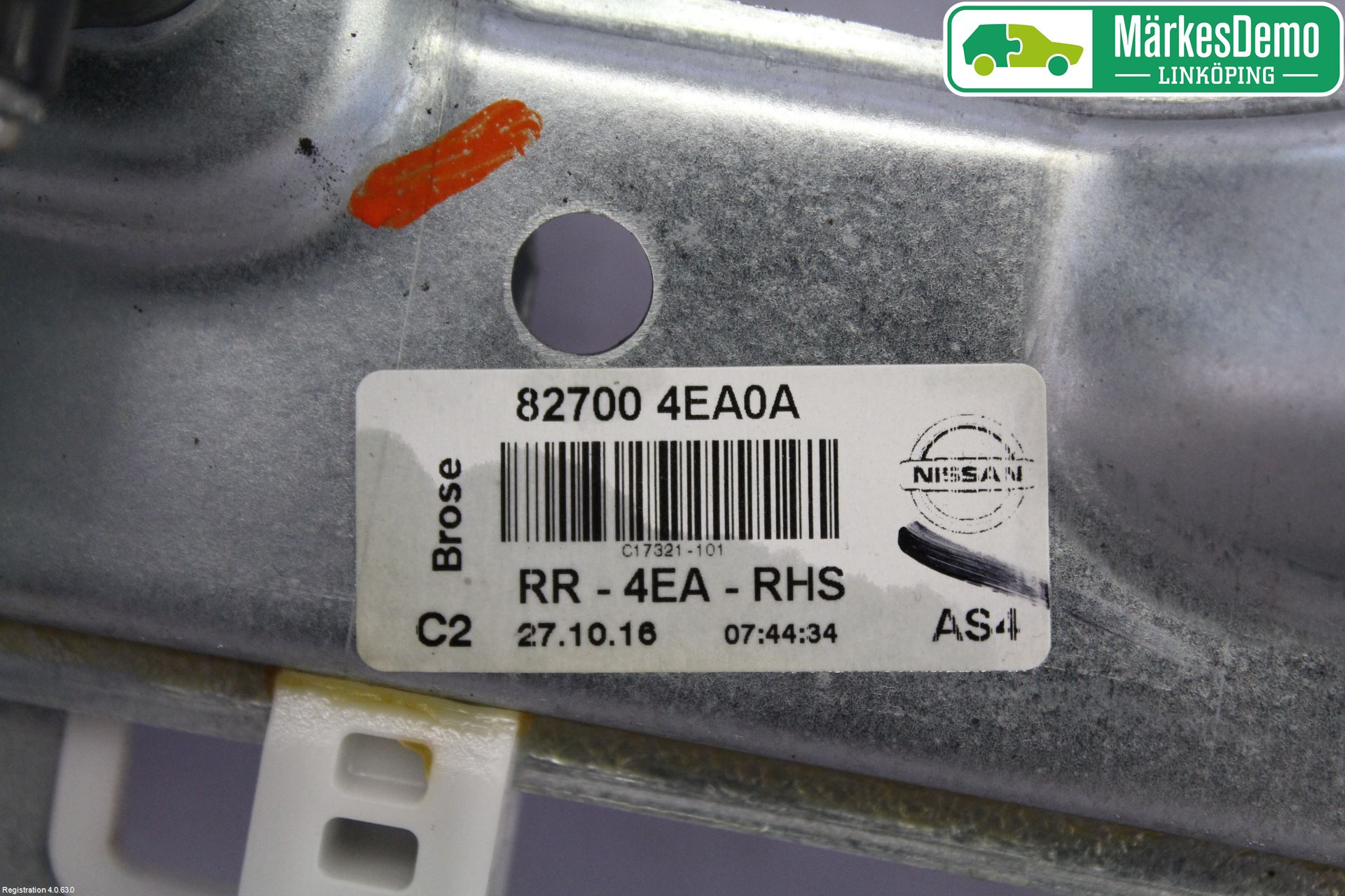 Nissan QASHQAI 14-17 Vindusheis El Komp