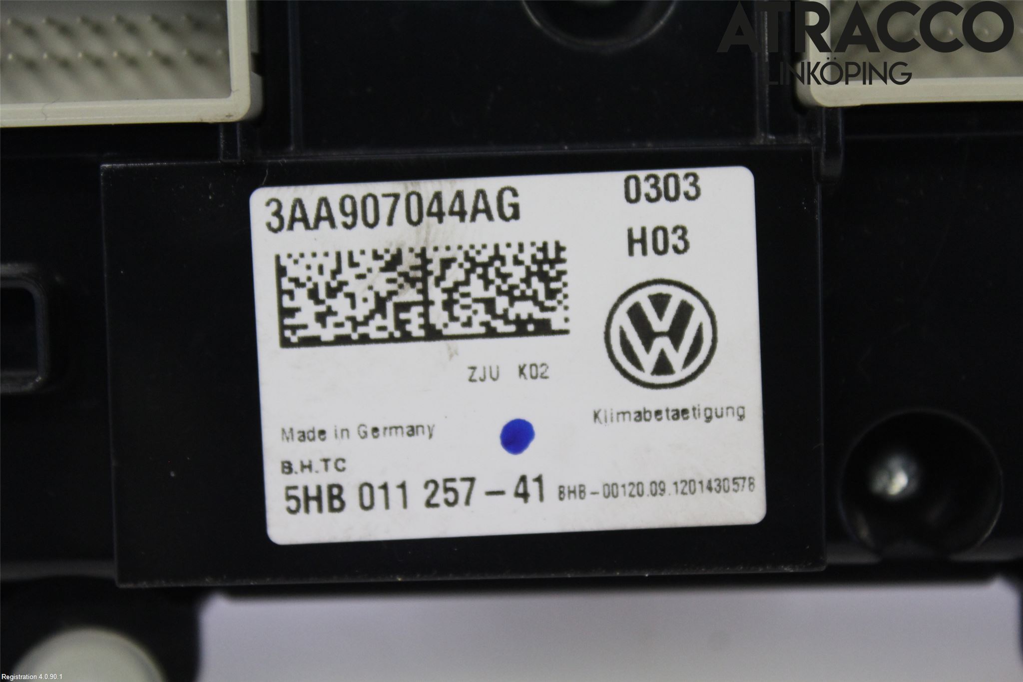 Volkswagen VW PASSAT 11-14 Varme Ac Betjening-Display