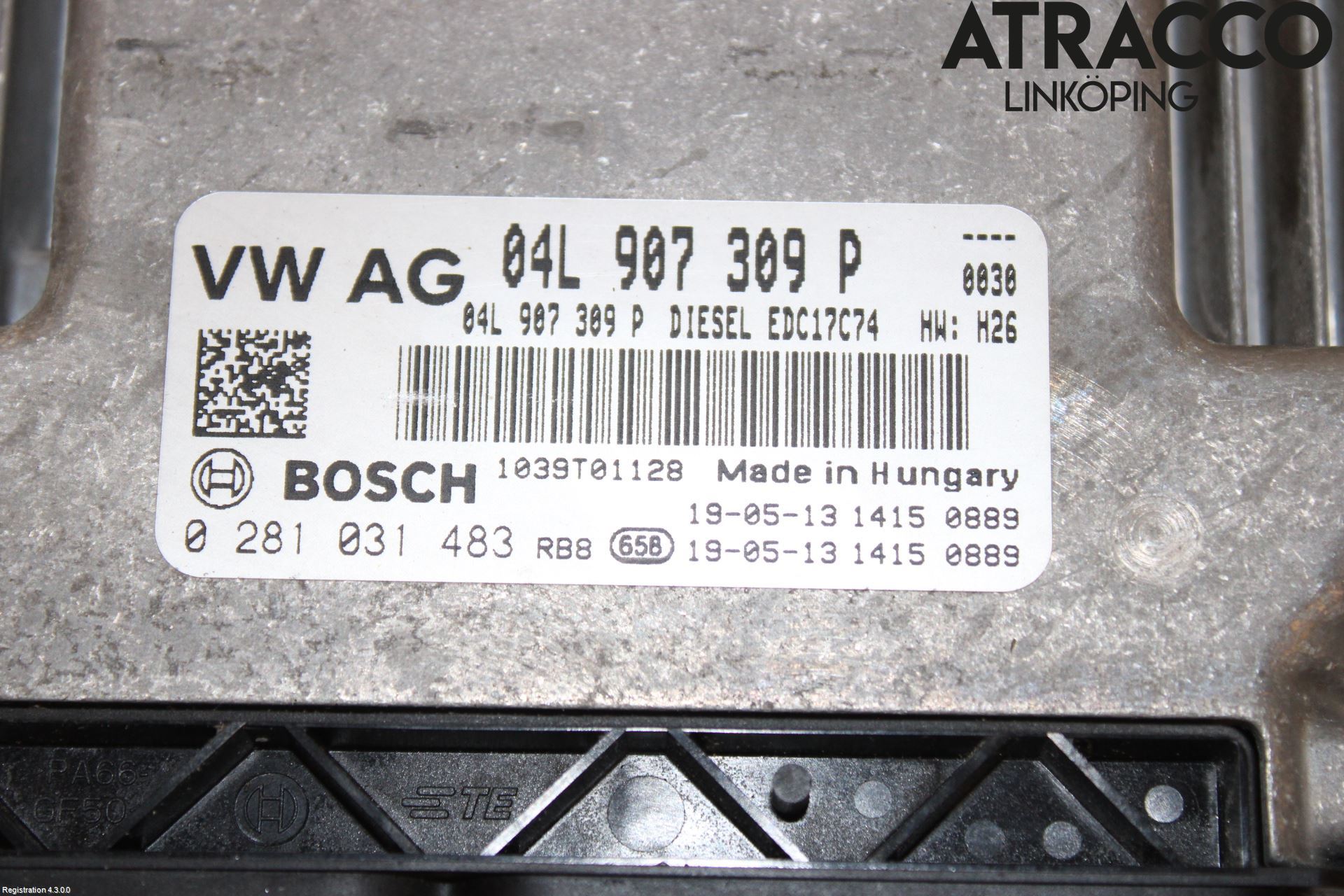 Volkswagen VW PASSAT 15-19 Styreenhet Dieselpumpe