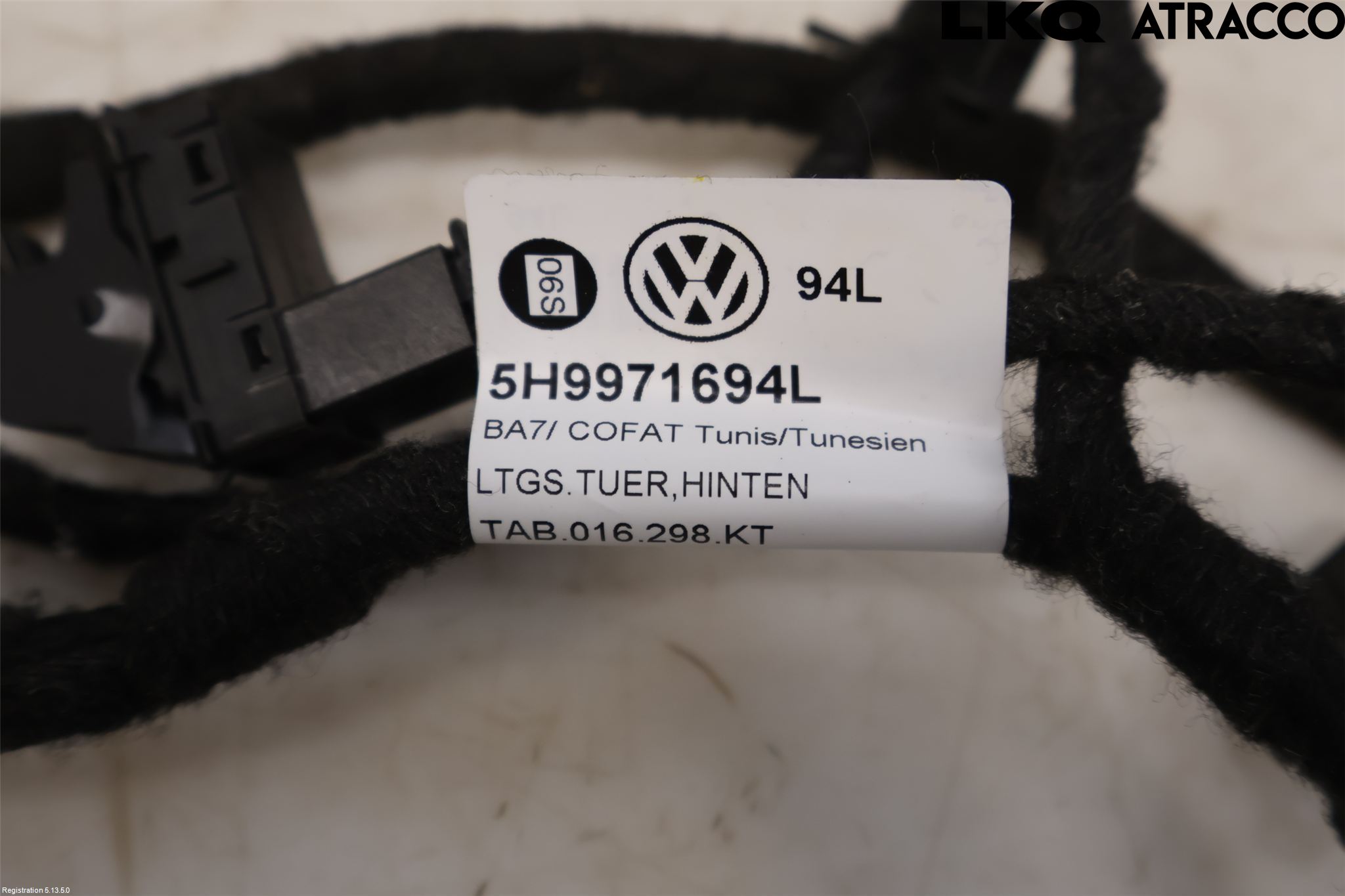 Volkswagen VW GOLF / E-GOLF VIII 20- Ledningsnett