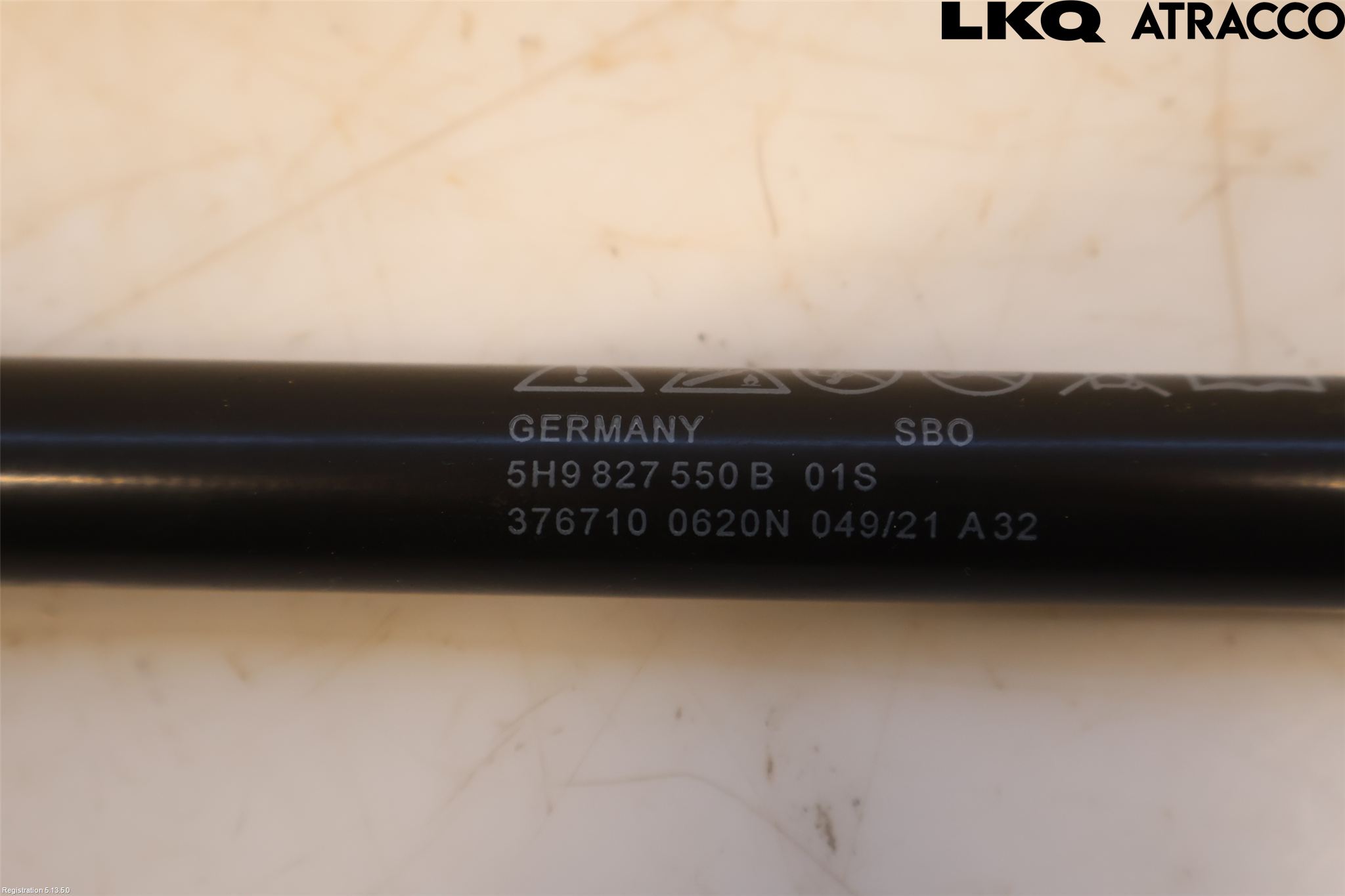 Volkswagen VW GOLF / E-GOLF VIII 20- Bakluke Demper-Gassfjær