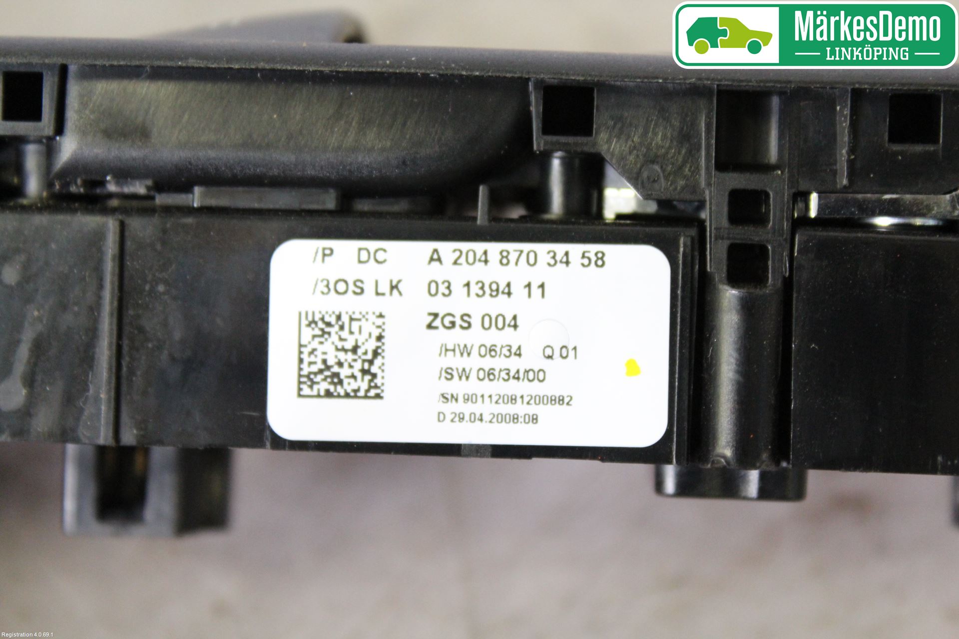 Mercedes-Benz MB C-KLASS (W204) 07-15 Bryter Vindusheis