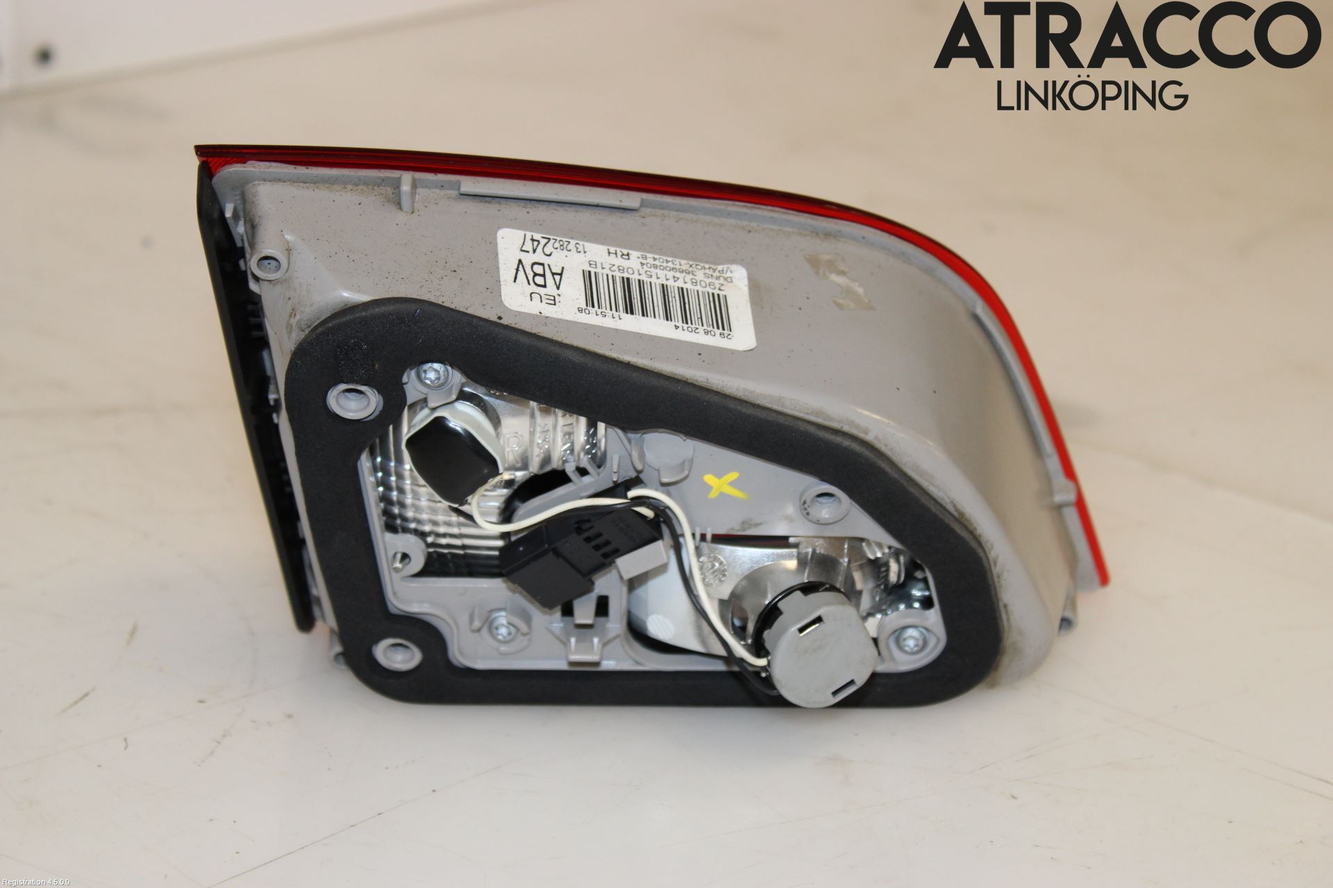Opel ASTRA J 10-15 Baklykt Høyre  På Luke(Indre)