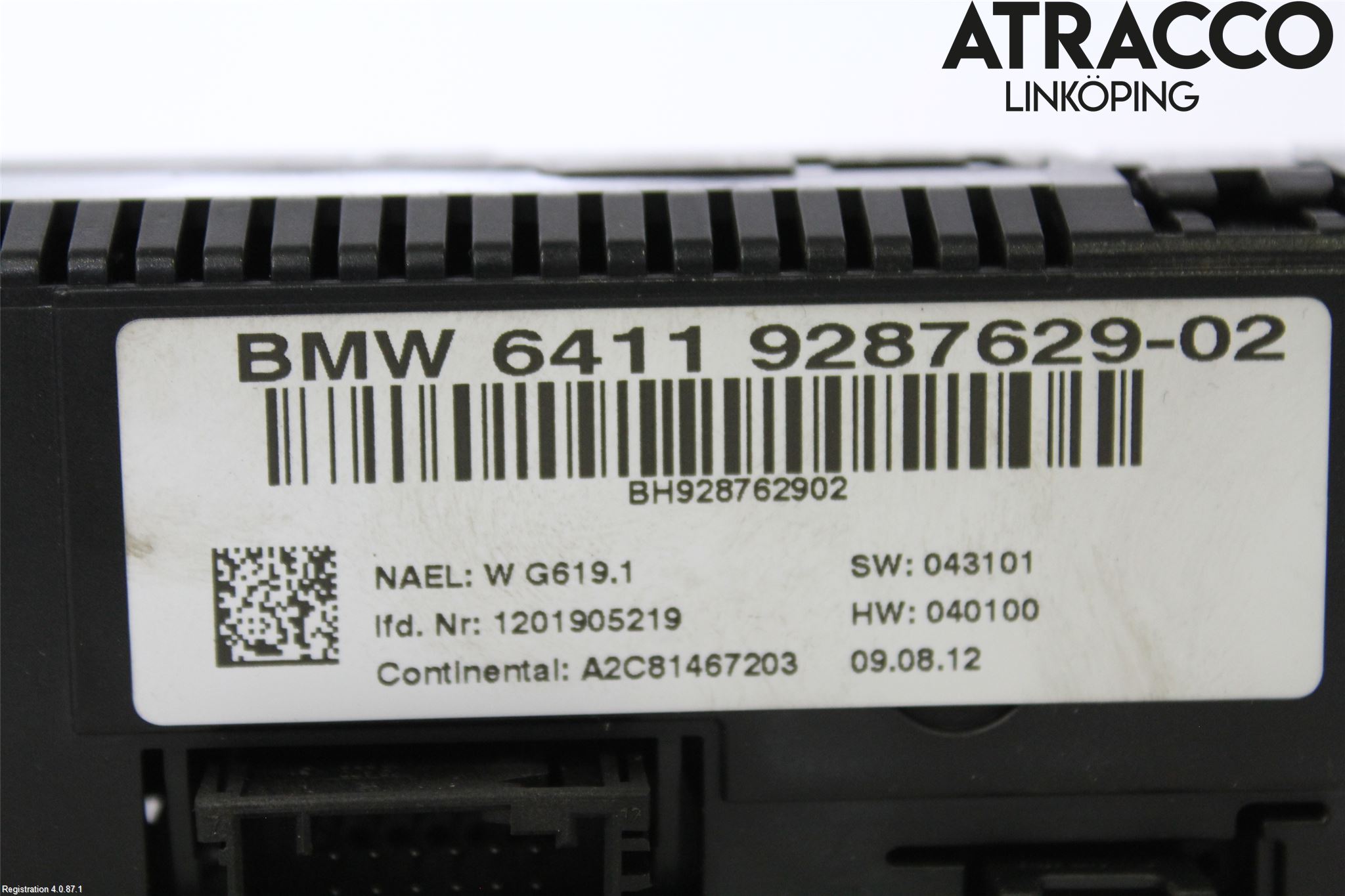 BMW X3 F25 10-17 Varme Ac Betjening-Display